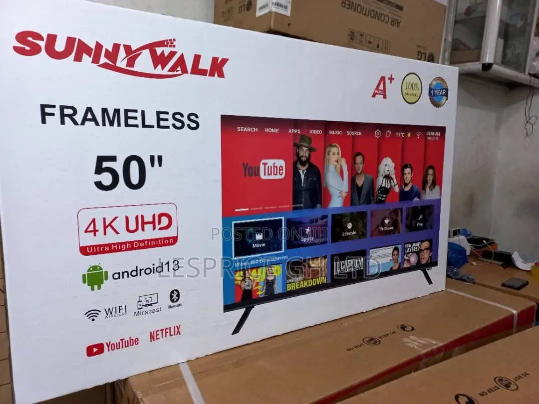 Frameless ~Sunny Walk 50” Android FHD Tv