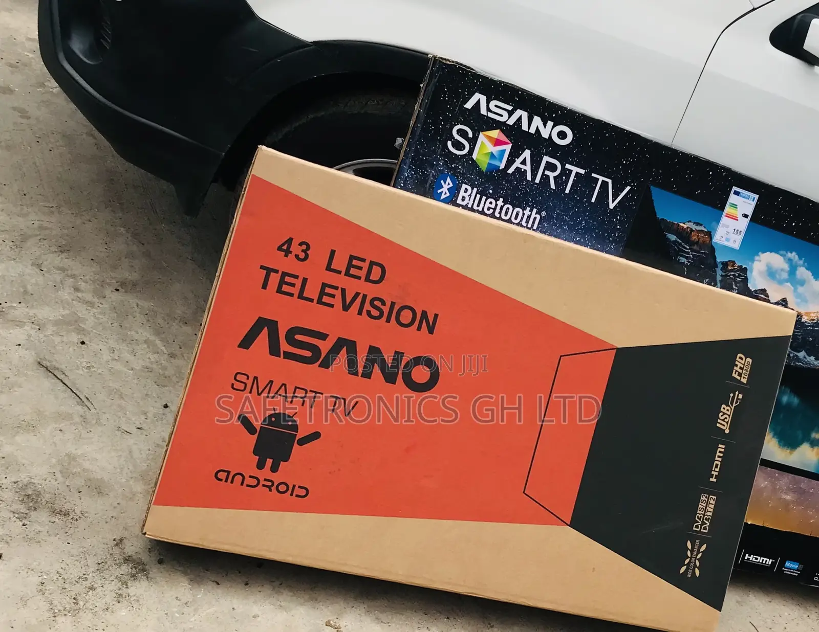 43 Inch Smart Full HD Asano Led (Black) Tv 