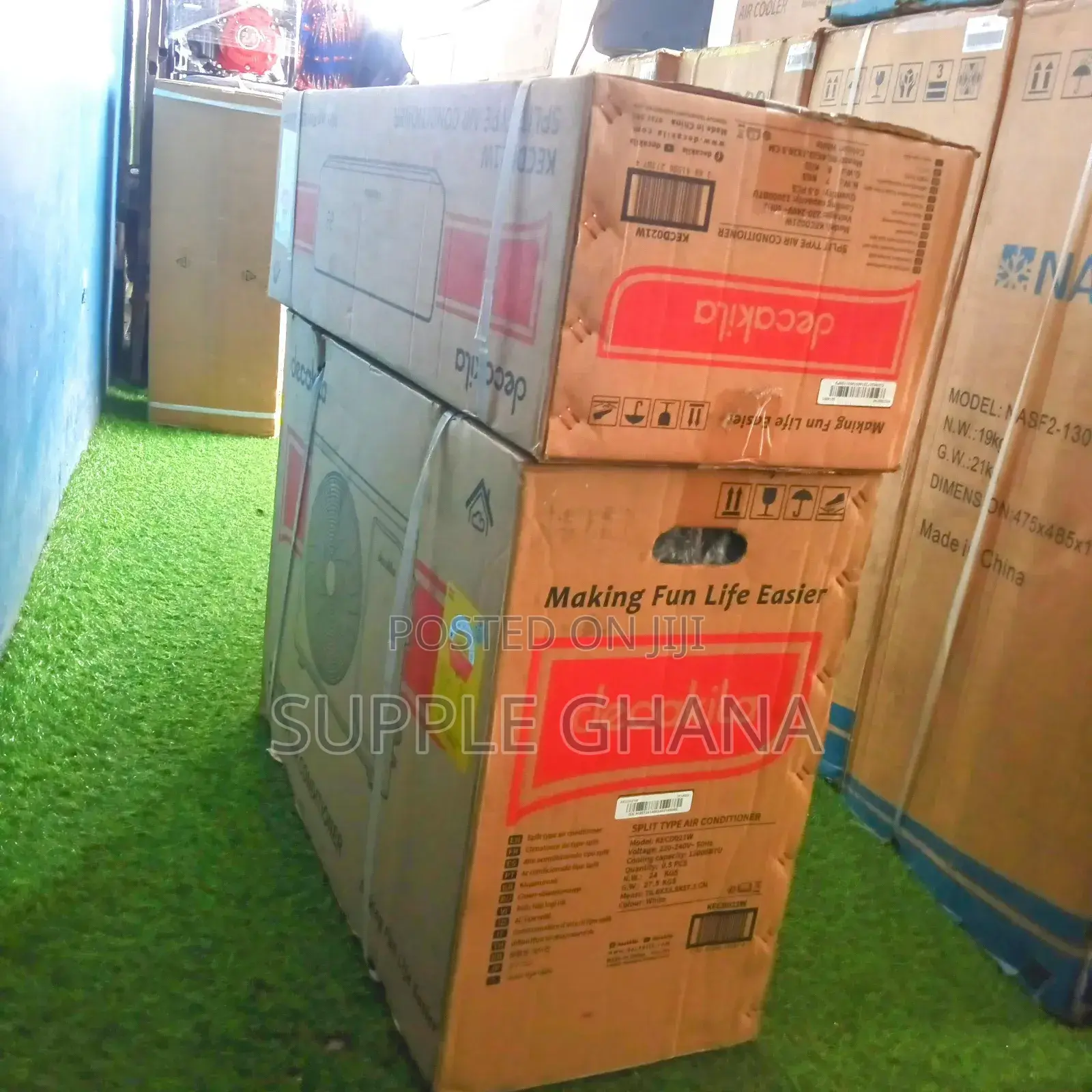 Cool Decakila Air Conditioner 1.5hp Indoor And Outdoor Unit