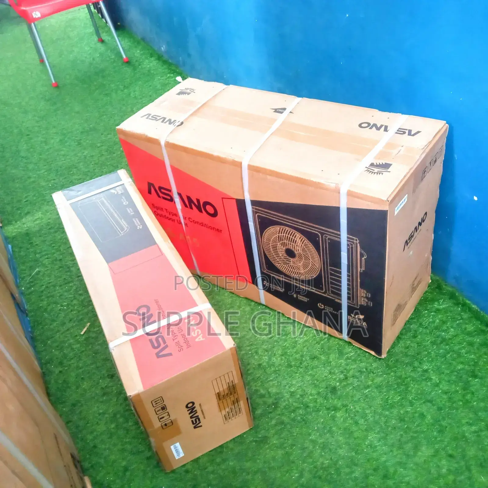 1.5hp AC Asano Air Conditioner Outdoor Unit and Indoor Unit