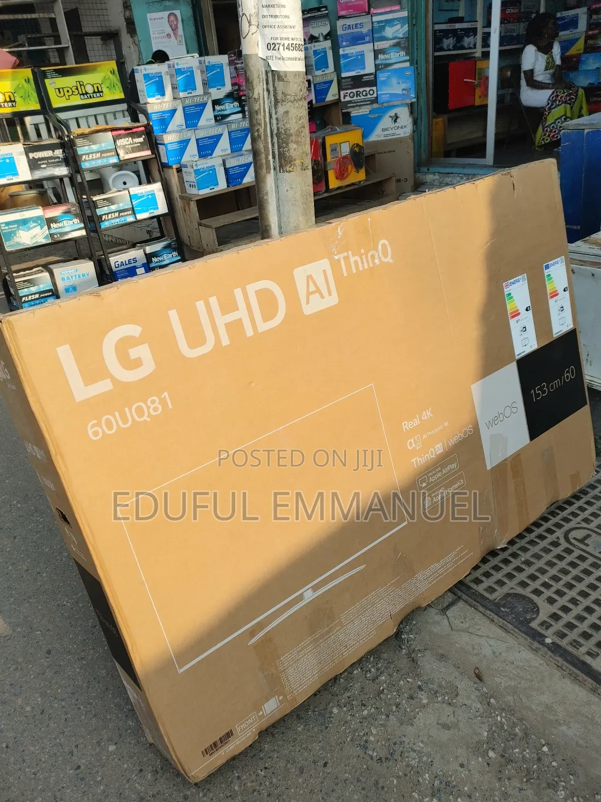 LG 60" Uhd Smart Uq81 Ai Thinq Alexa Apple Airplay