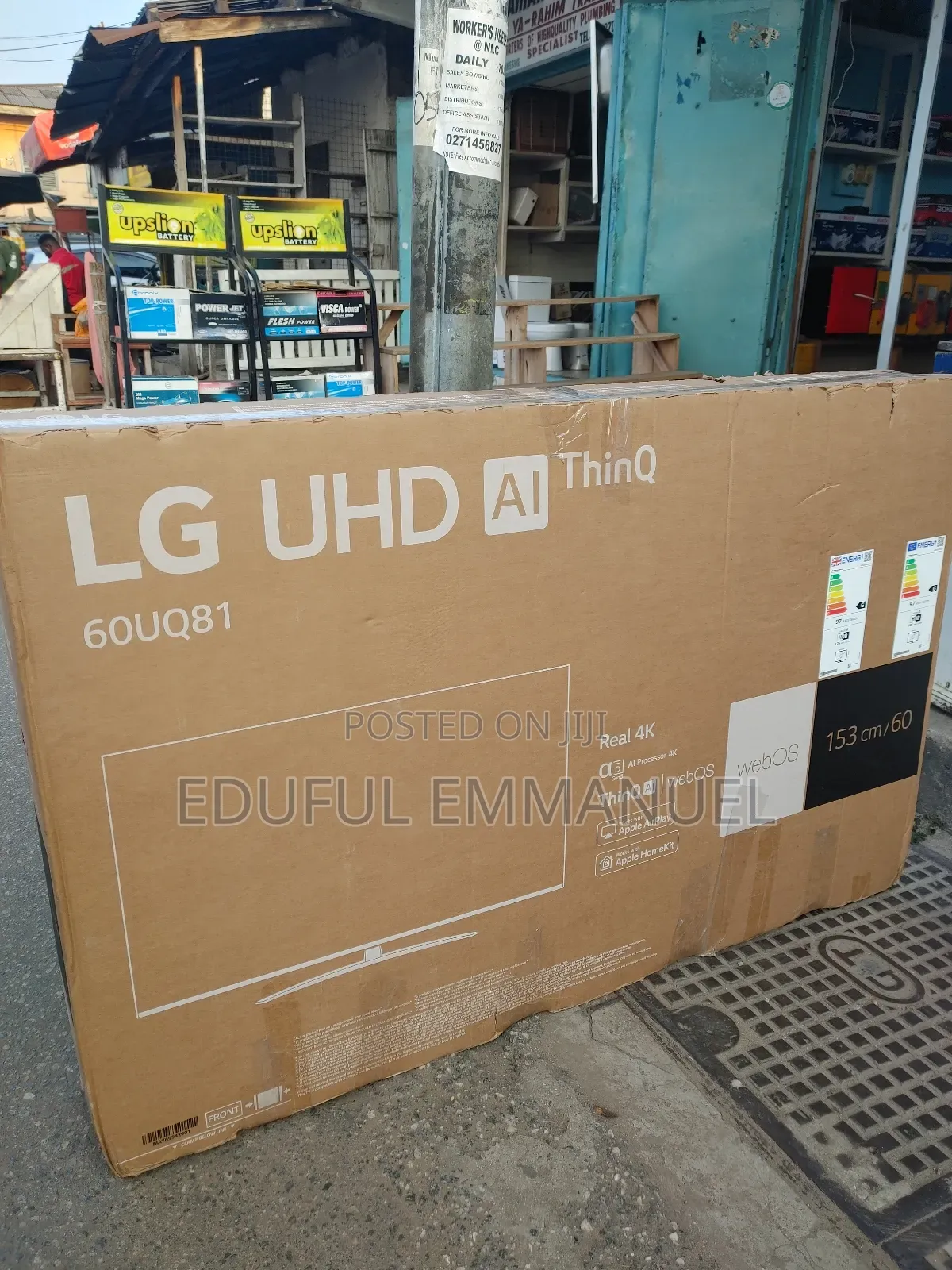 LG 60" Uhd Smart Uq81 Ai Thinq Alexa Apple Airplay