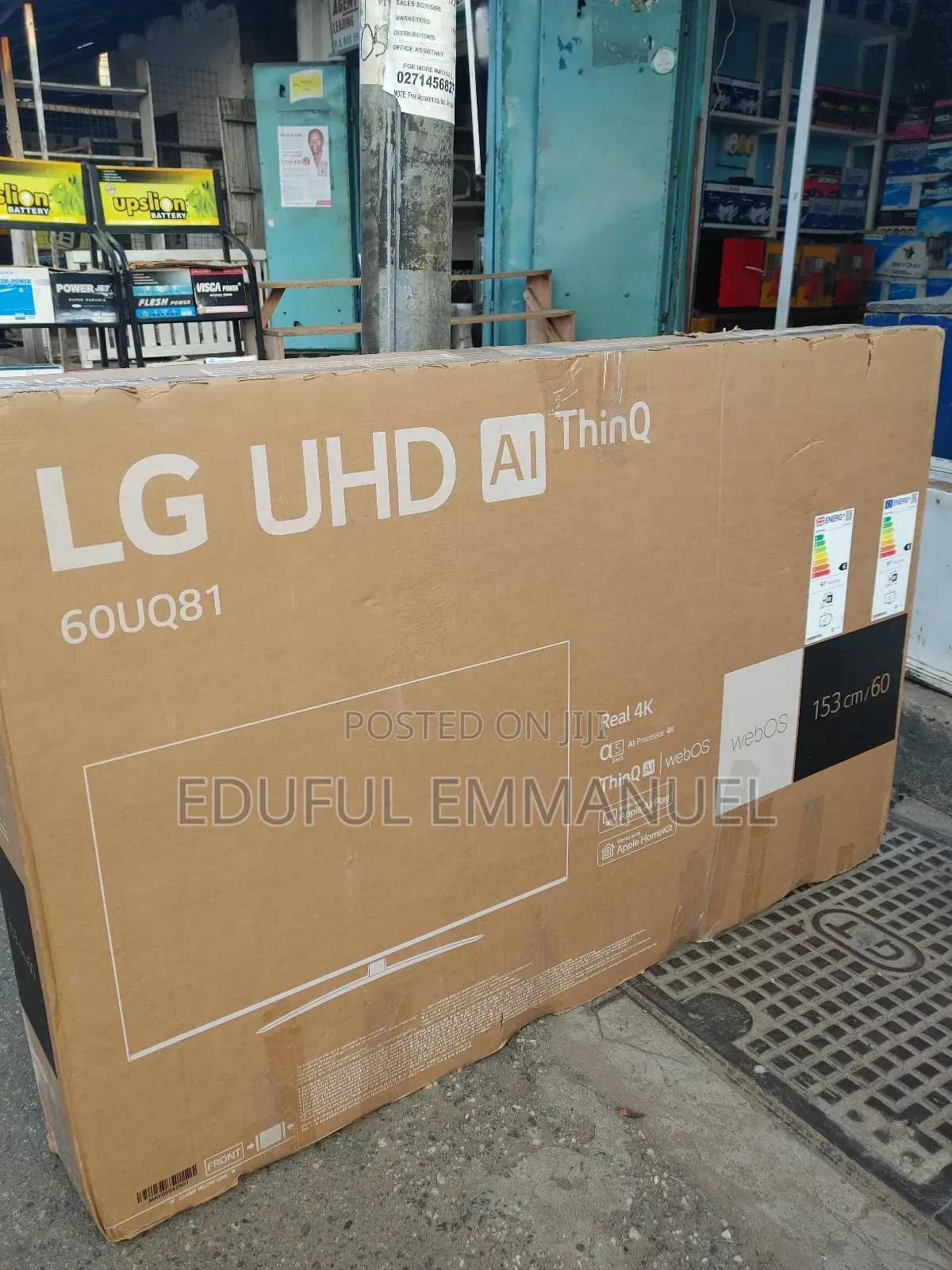 LG 60" Uhd Smart Uq81 Ai Thinq Alexa Apple Airplay