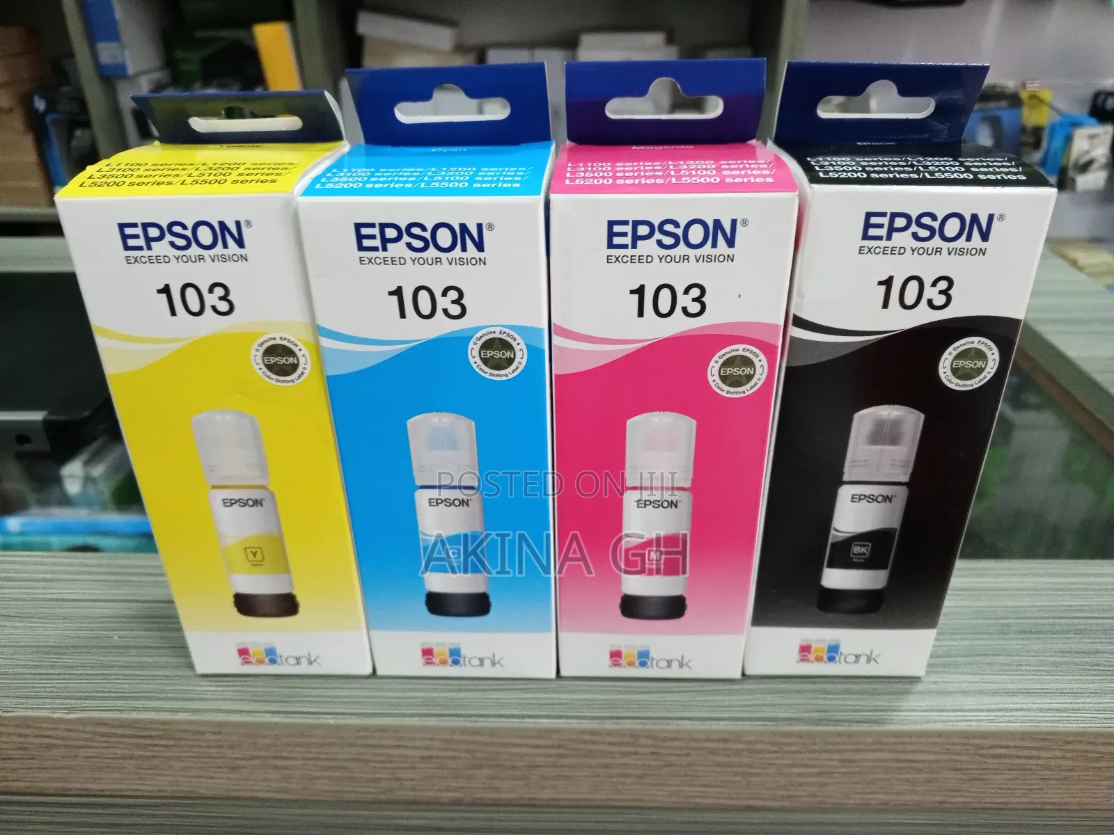 Epson Genuine 103 Ink 70ml