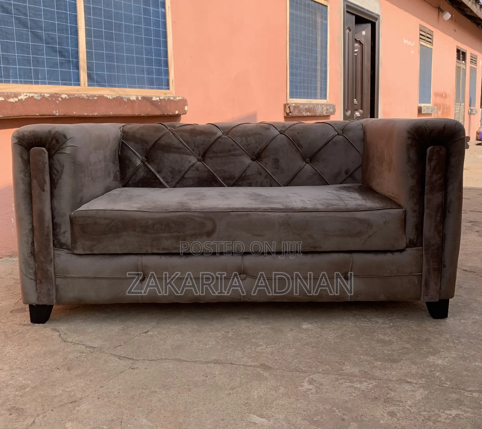 2in1 Sofa Chair Brown