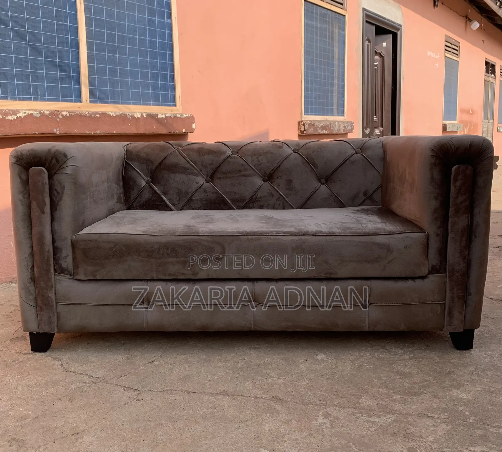 2in1 Sofa Chair Brown