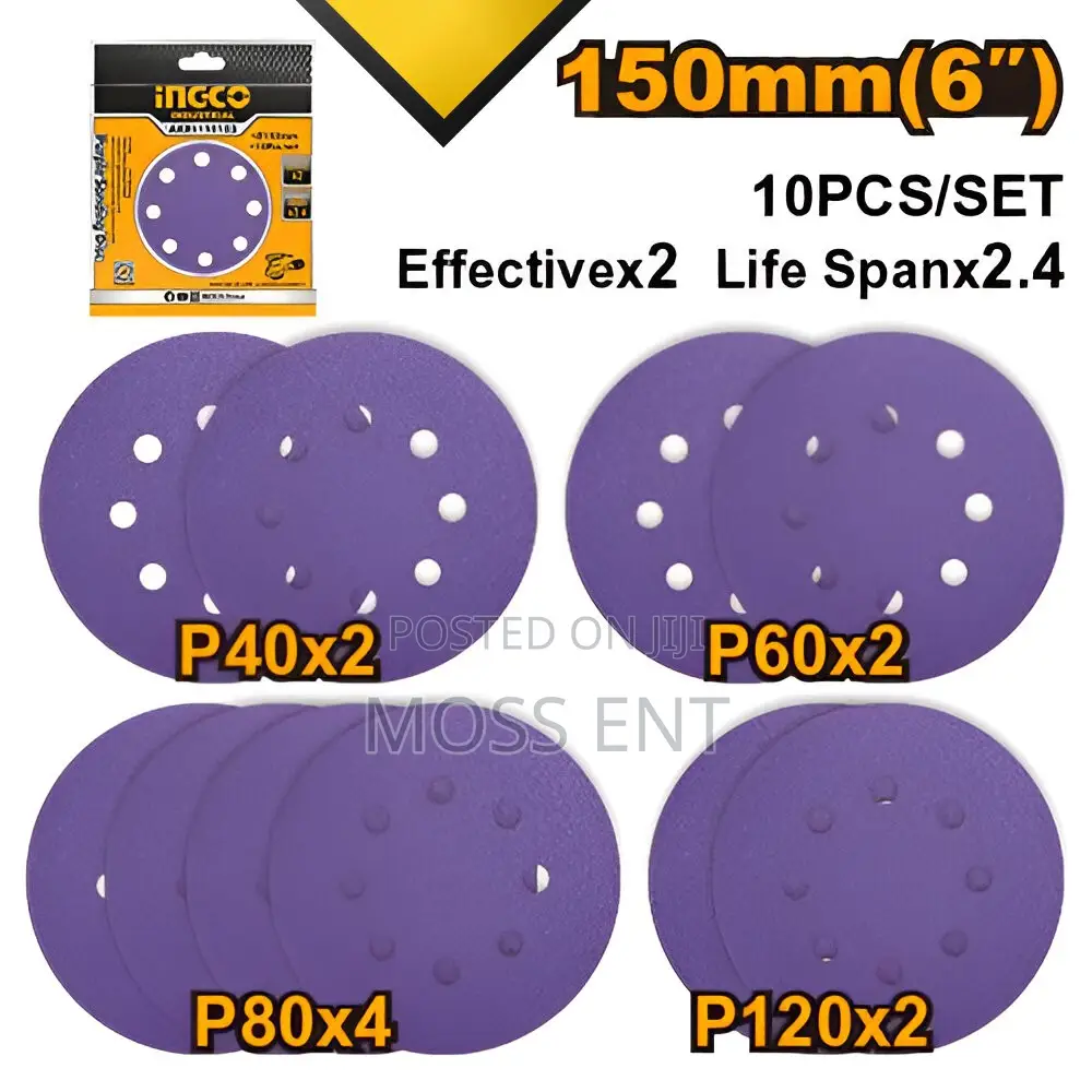 Purple Sanding Disc 150mm - Akrs150103