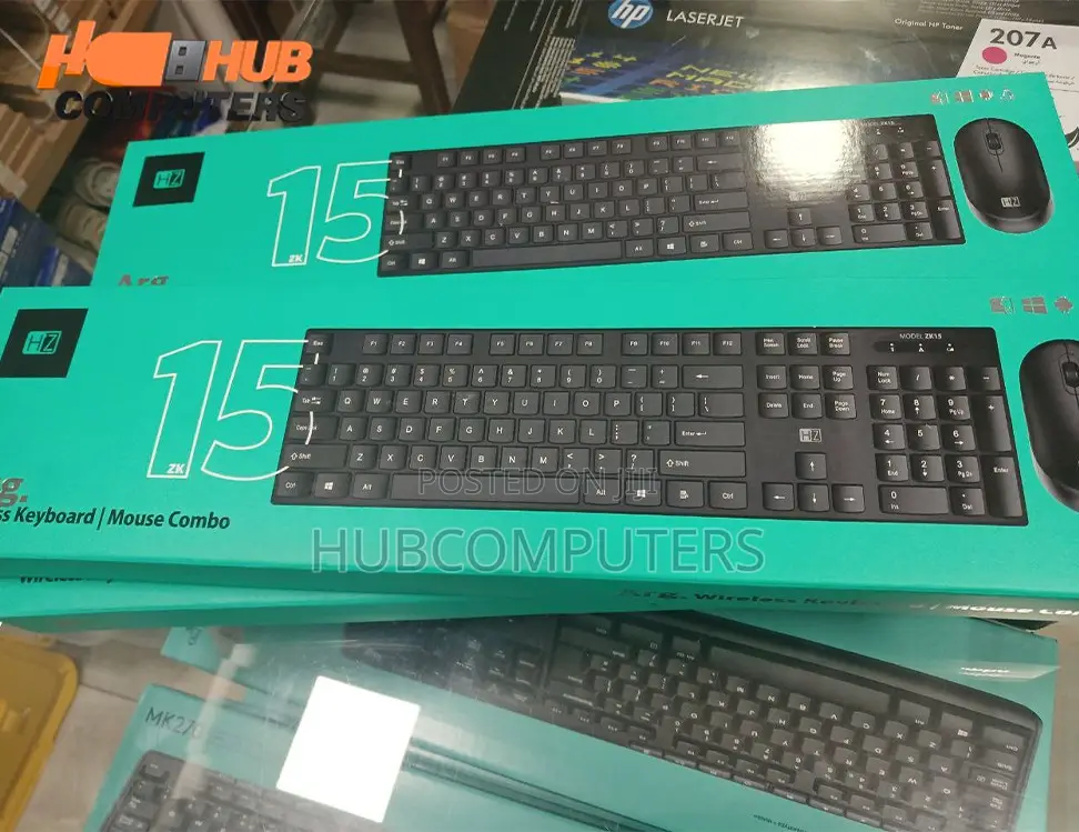 Heatz Wireless Keyboard And Mouse Zk15