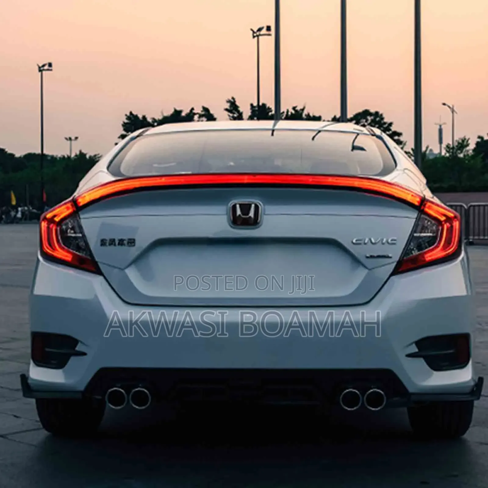 Honda Civic 2016/2021 LED Boot Spoiler