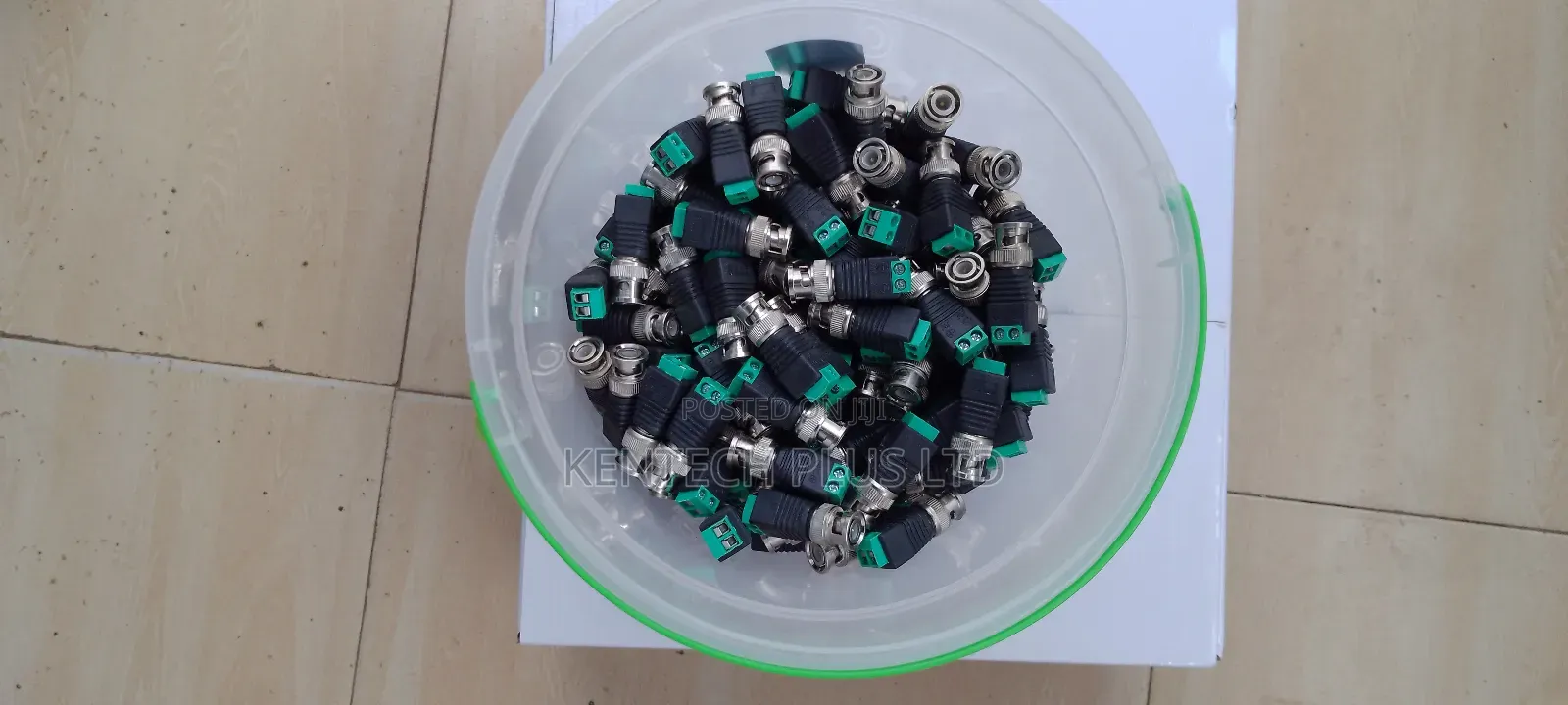 Black/Green Bnc Connector (Cctv)