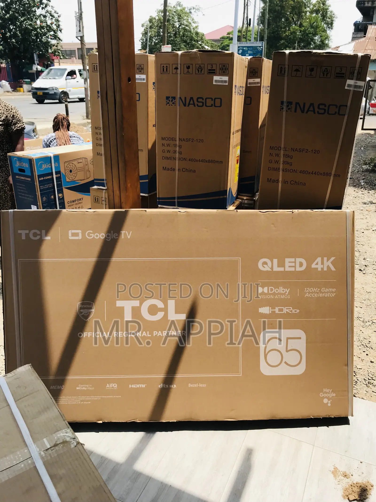 Quality 65 Inch Qled TCL Smart Android Television.
