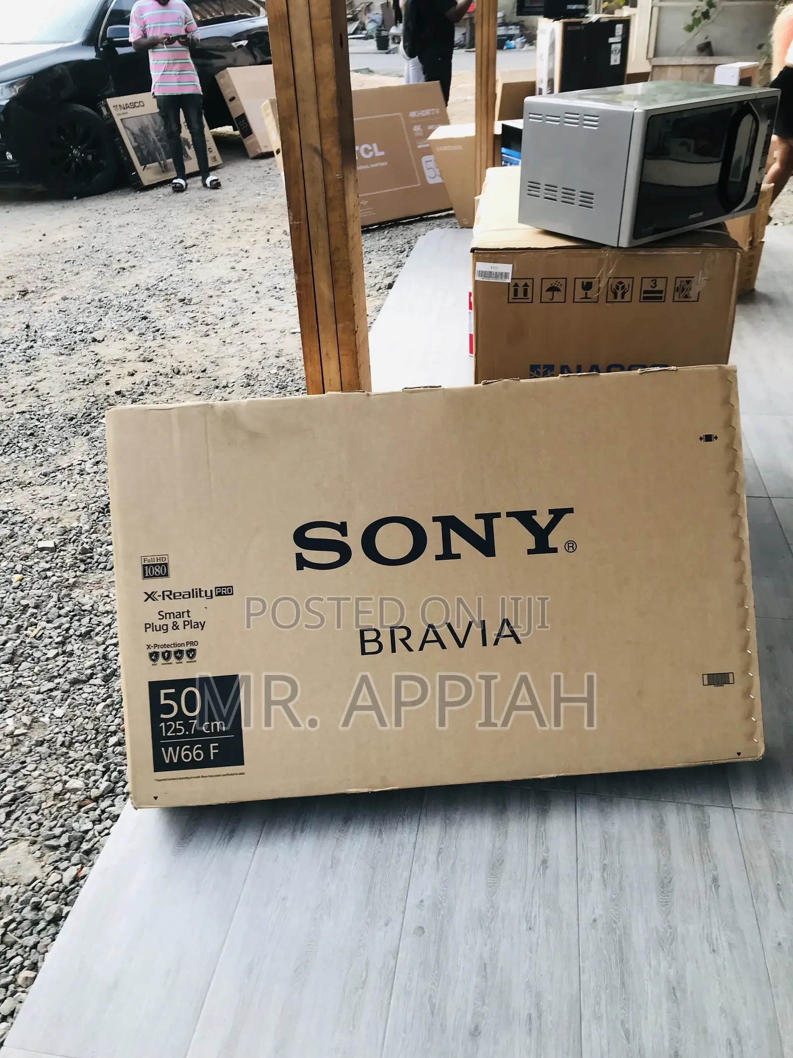 Uniquely Designed Sony 50W660F Android Smart Television.