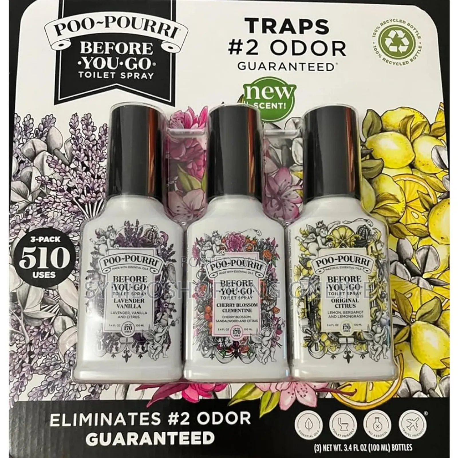 Poo-Pourri Toilet Spray, Variety Pack 175gh Each