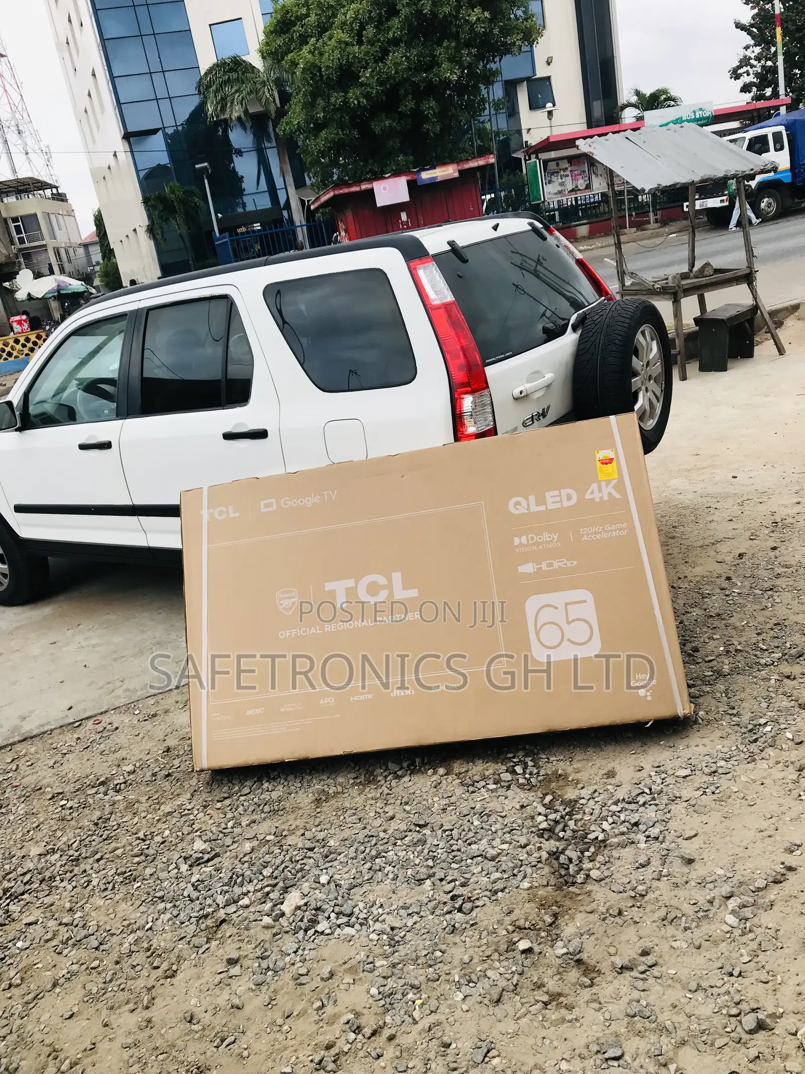 Electric 65 Inch (Qled) Black TCL Smart HDR Tv 