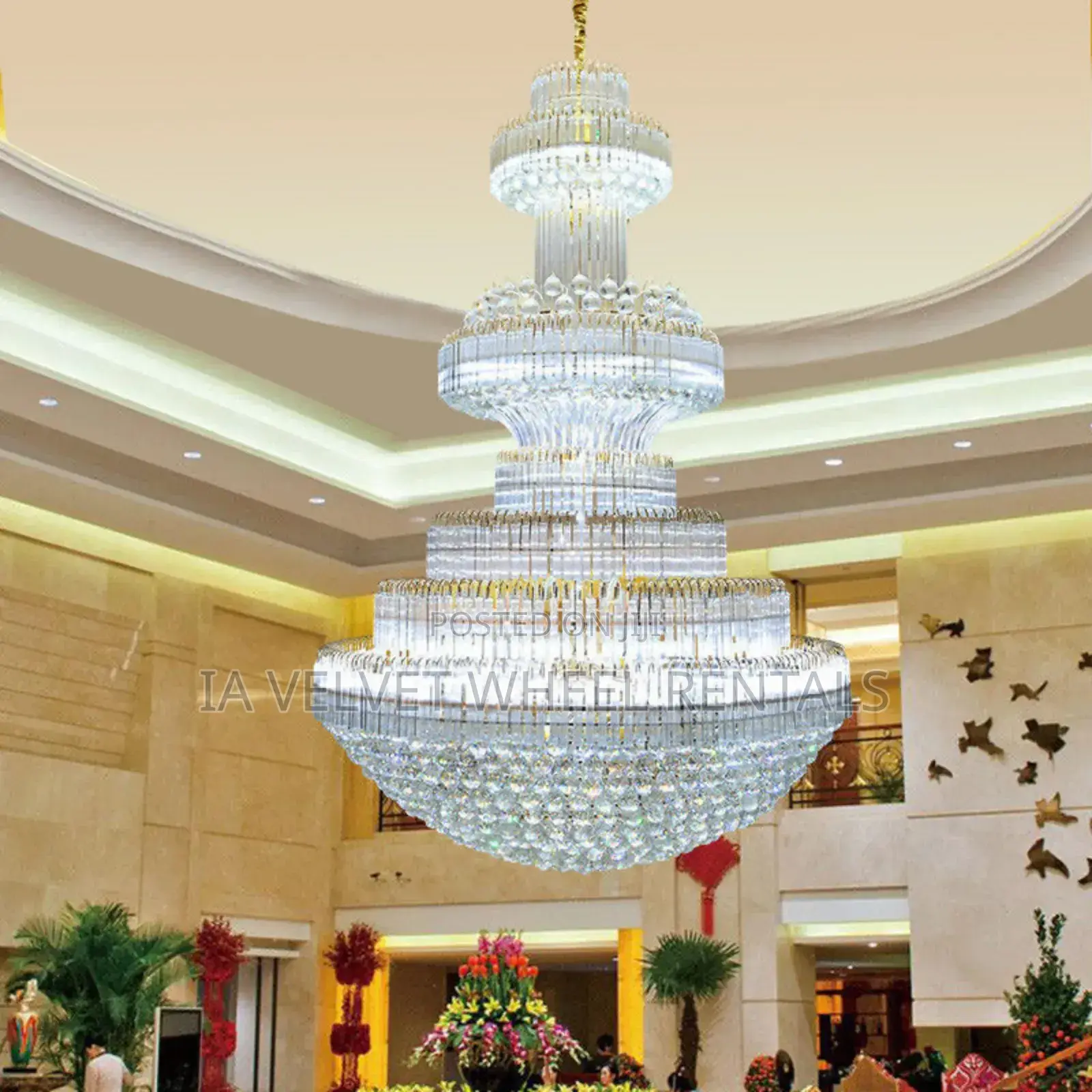 Luxurious Crystal Chandelier for Homes, Offices, Hotels. From Usa 