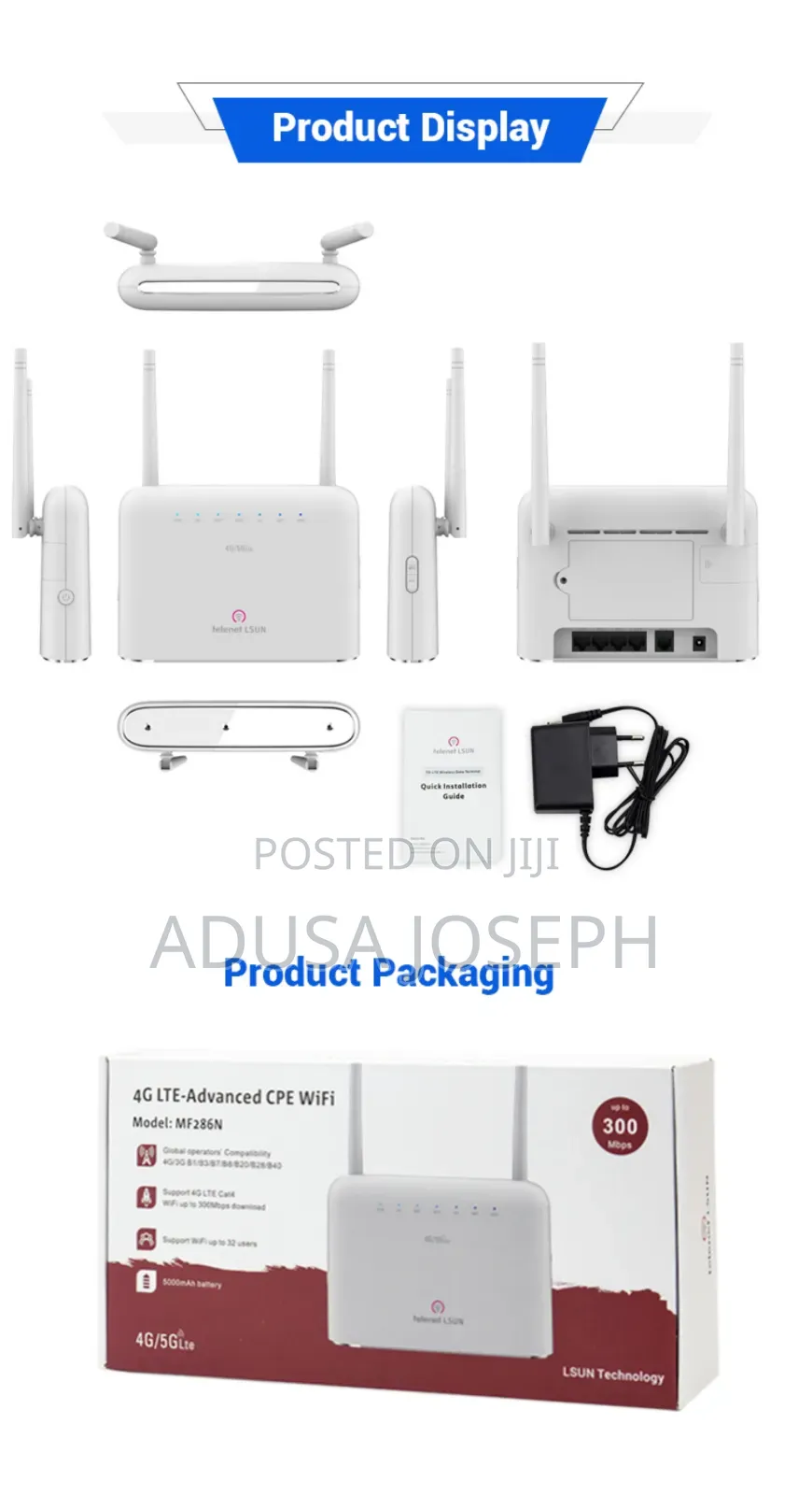 Telenet Router With Battery Support