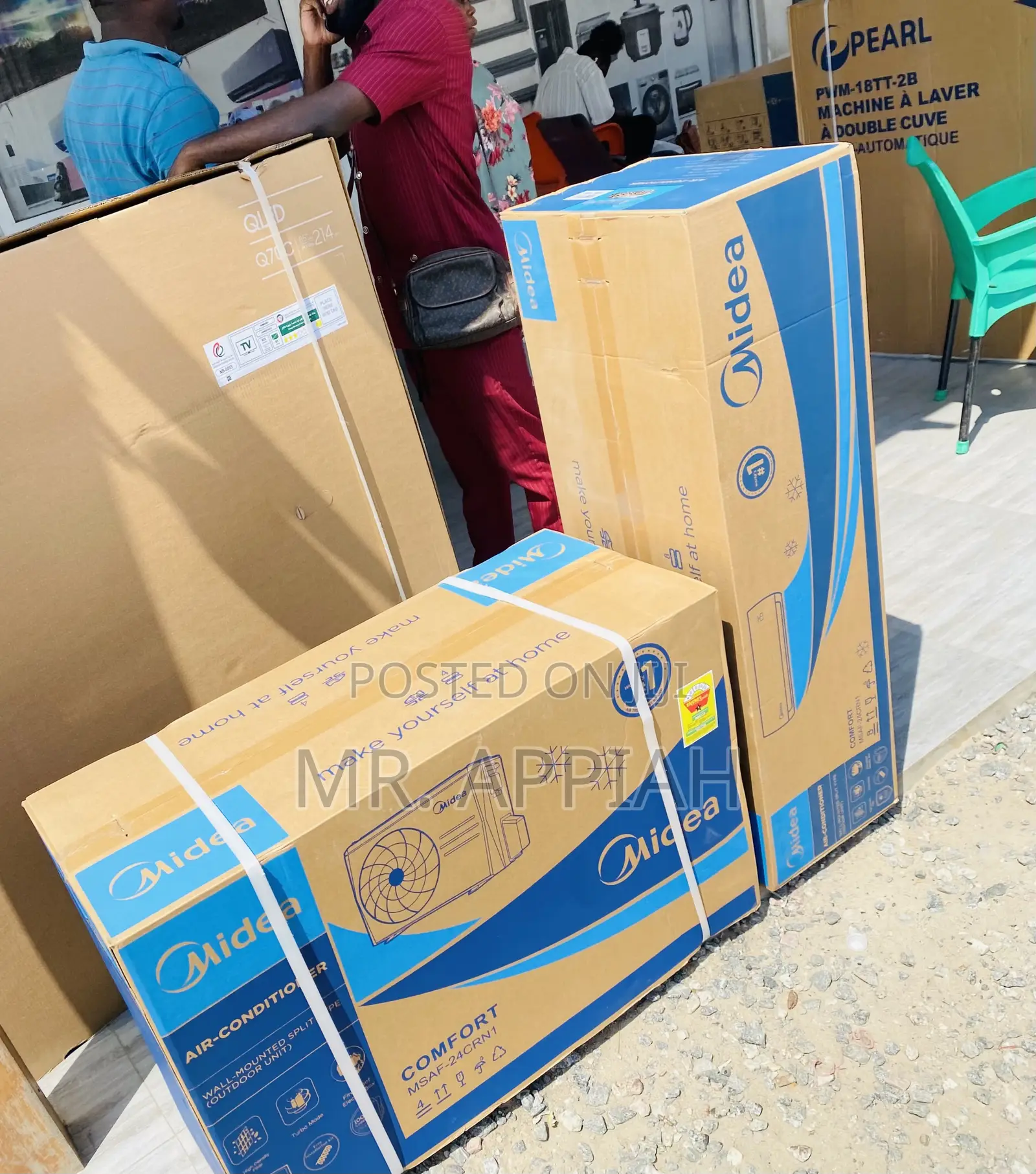 Fresh in Box Midea 2.5hp R410 Split Type Ac(MSAF-24crn1).