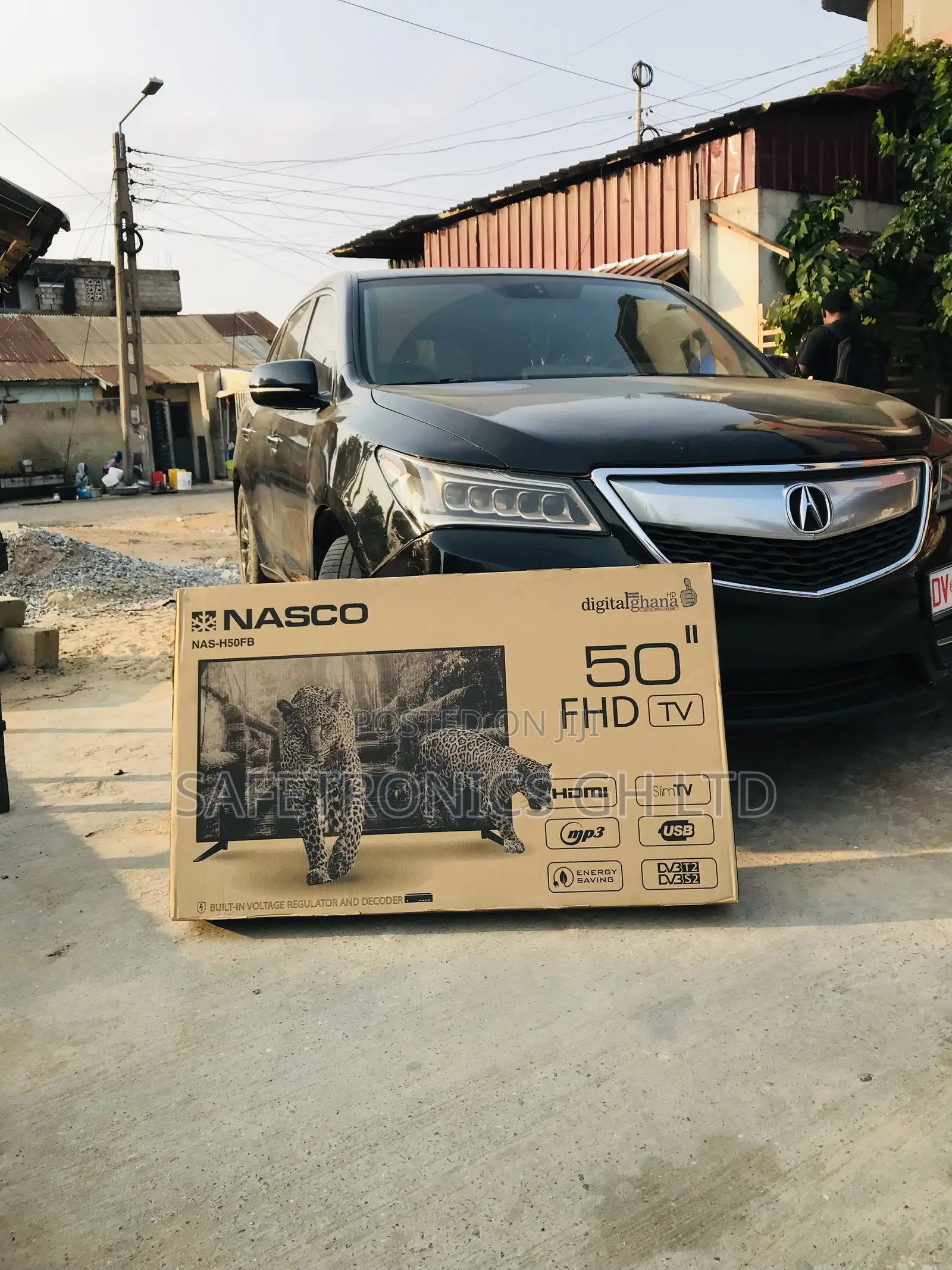 Digital Satellite Nasco (Black) Led 50 Inch Full HD Tv