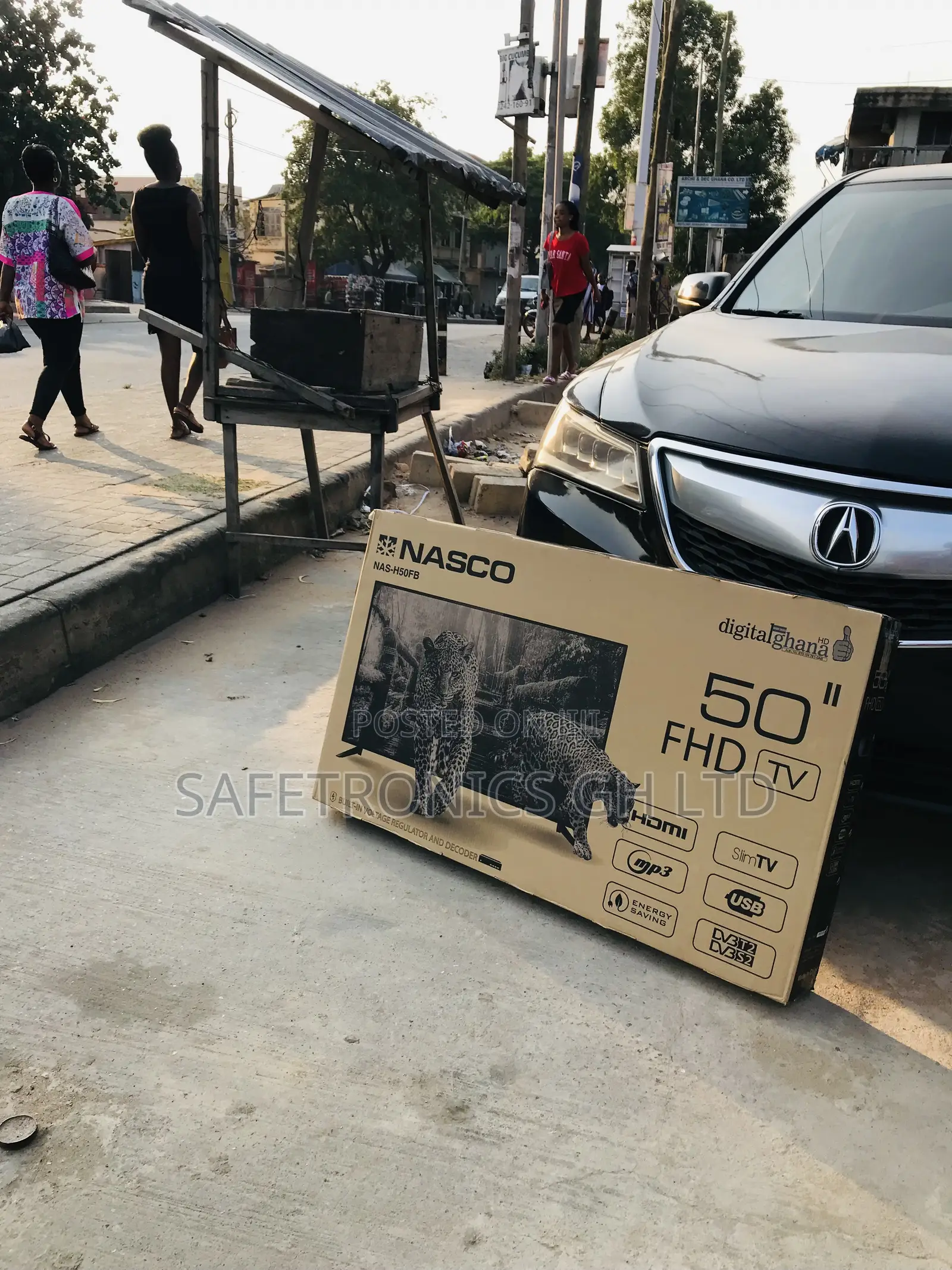 Digital Satellite Nasco (Black) Led 50 Inch Full HD Tv