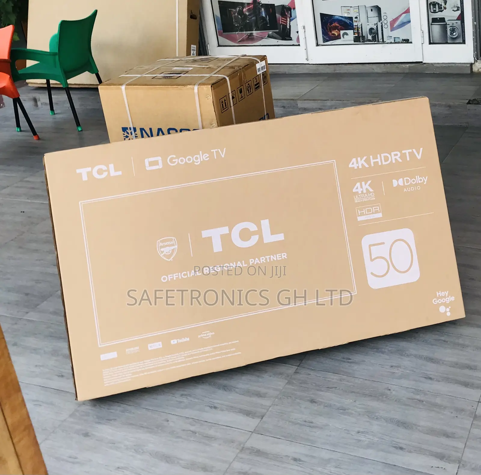 Sealed (Black) TCL C645 Qled 50 Inch Tv 