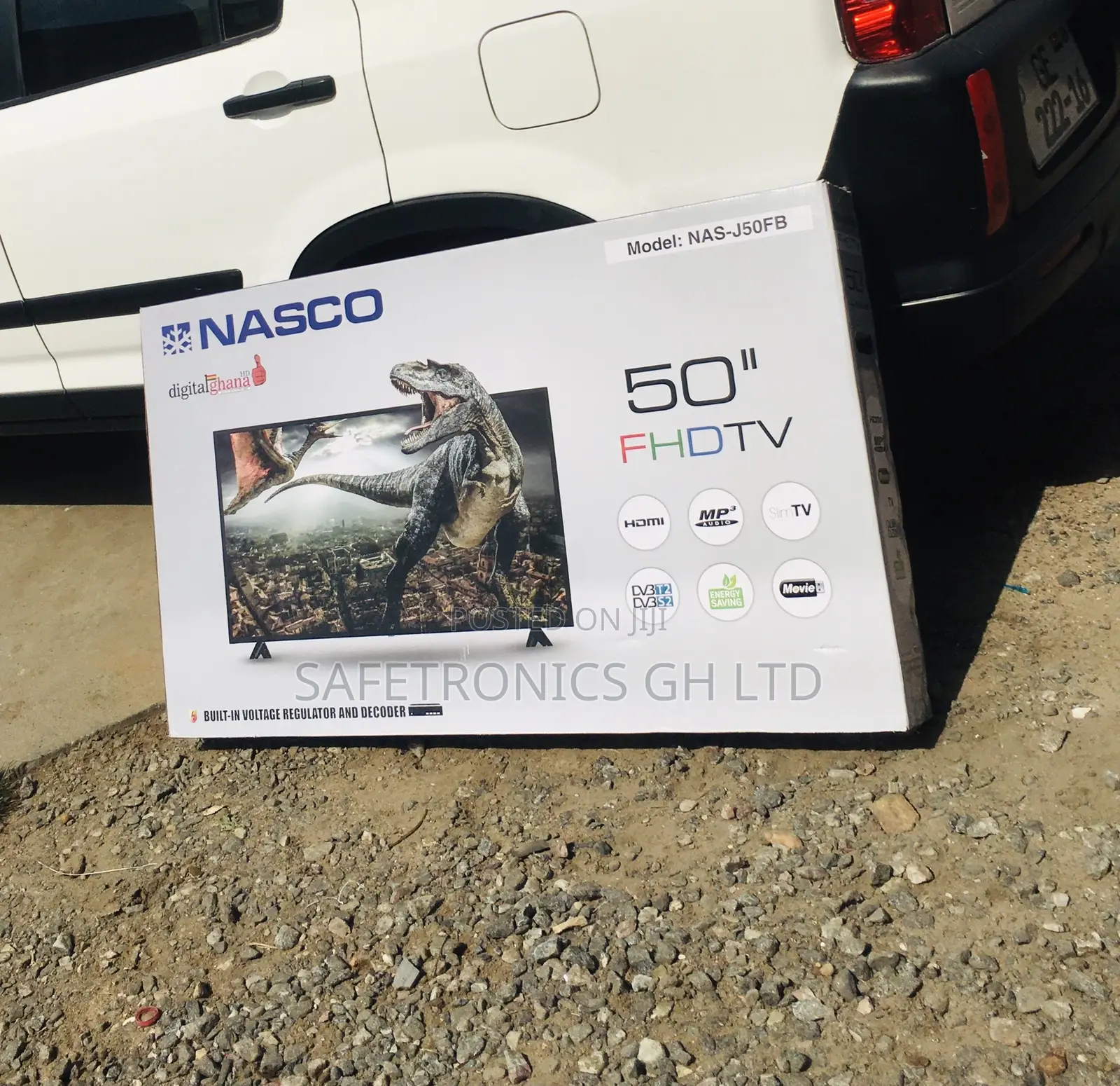 🤗 Authentic (Black) New 50 Inch Smart 4k Led Nasco UHD Tv 😘