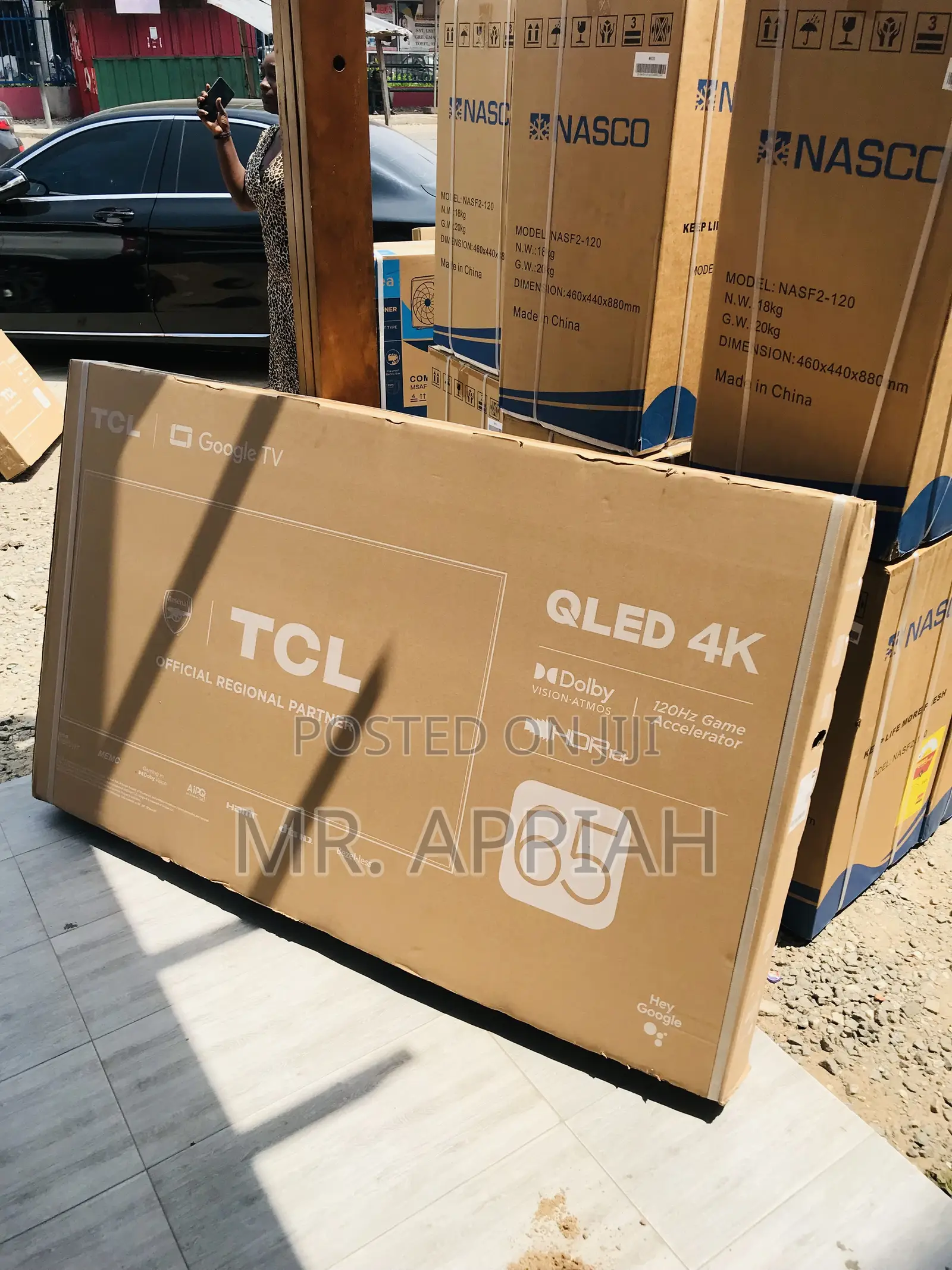 Quality TCL 65C645 65”  Qled Smart Electric Television