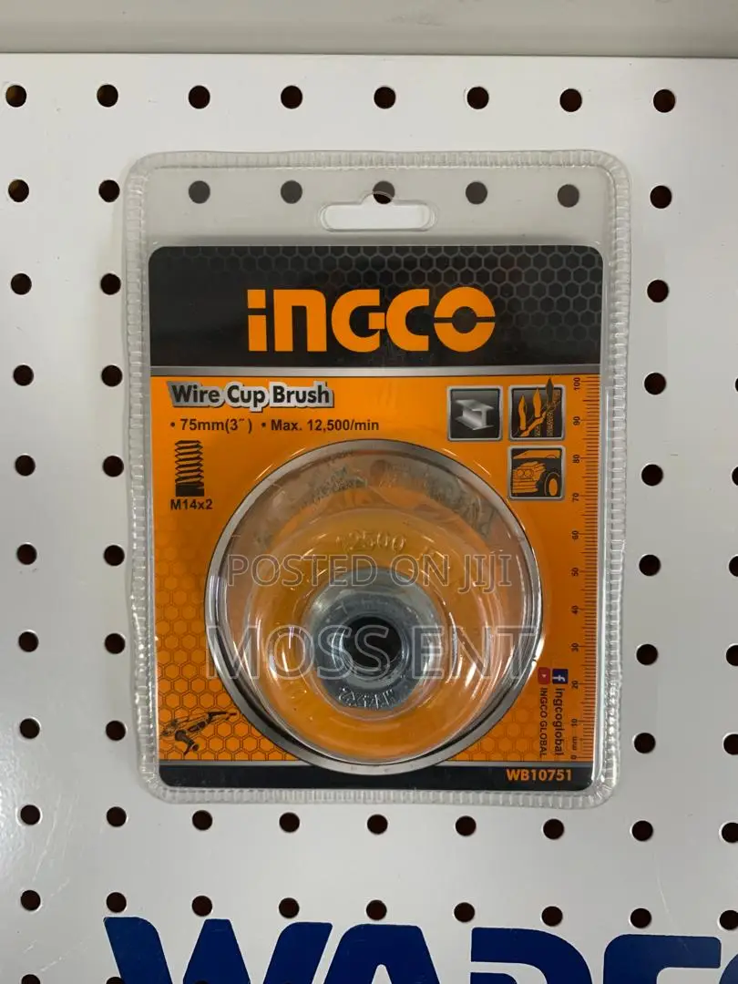 Ingco Wire Cup Brush 75mmx0.3mm - Wb10751