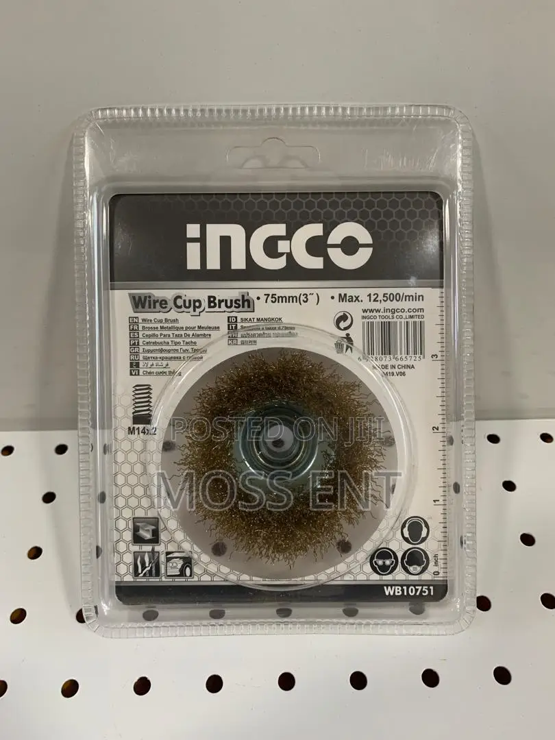 Ingco Wire Cup Brush 75mmx0.3mm - Wb10751