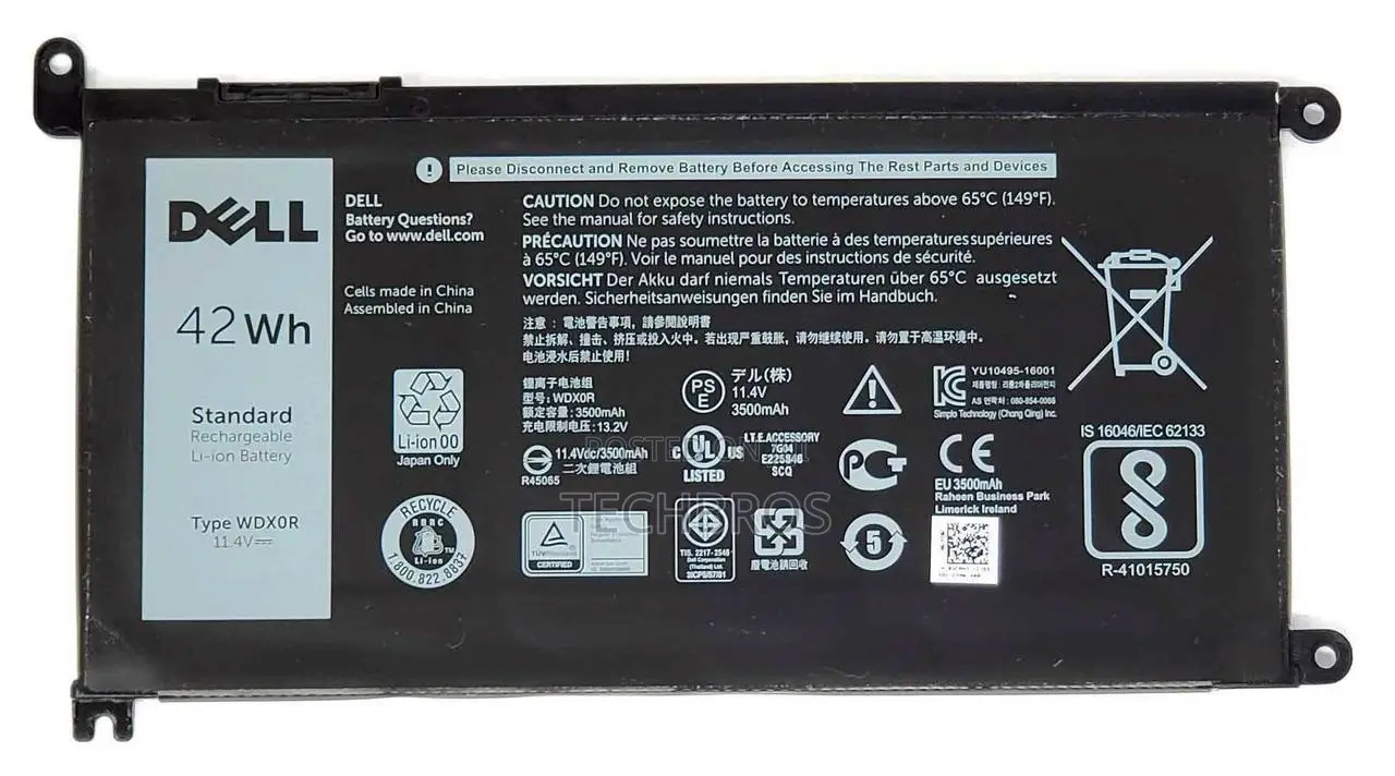 Original Dell Battery Wdxor For Inspiron 15 5000 And 7000