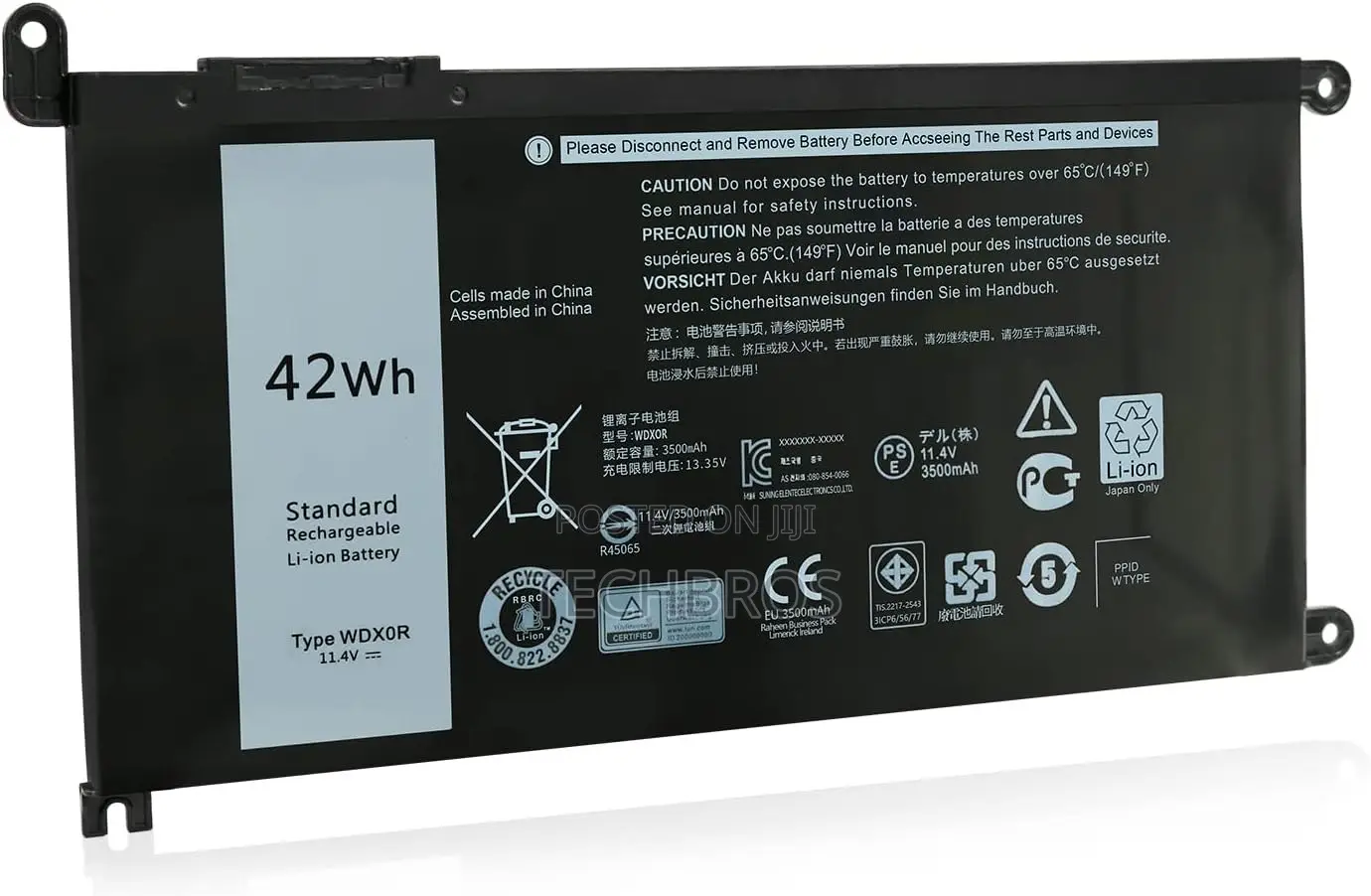 Original Dell Battery Wdxor For Inspiron 15 5000 And 7000