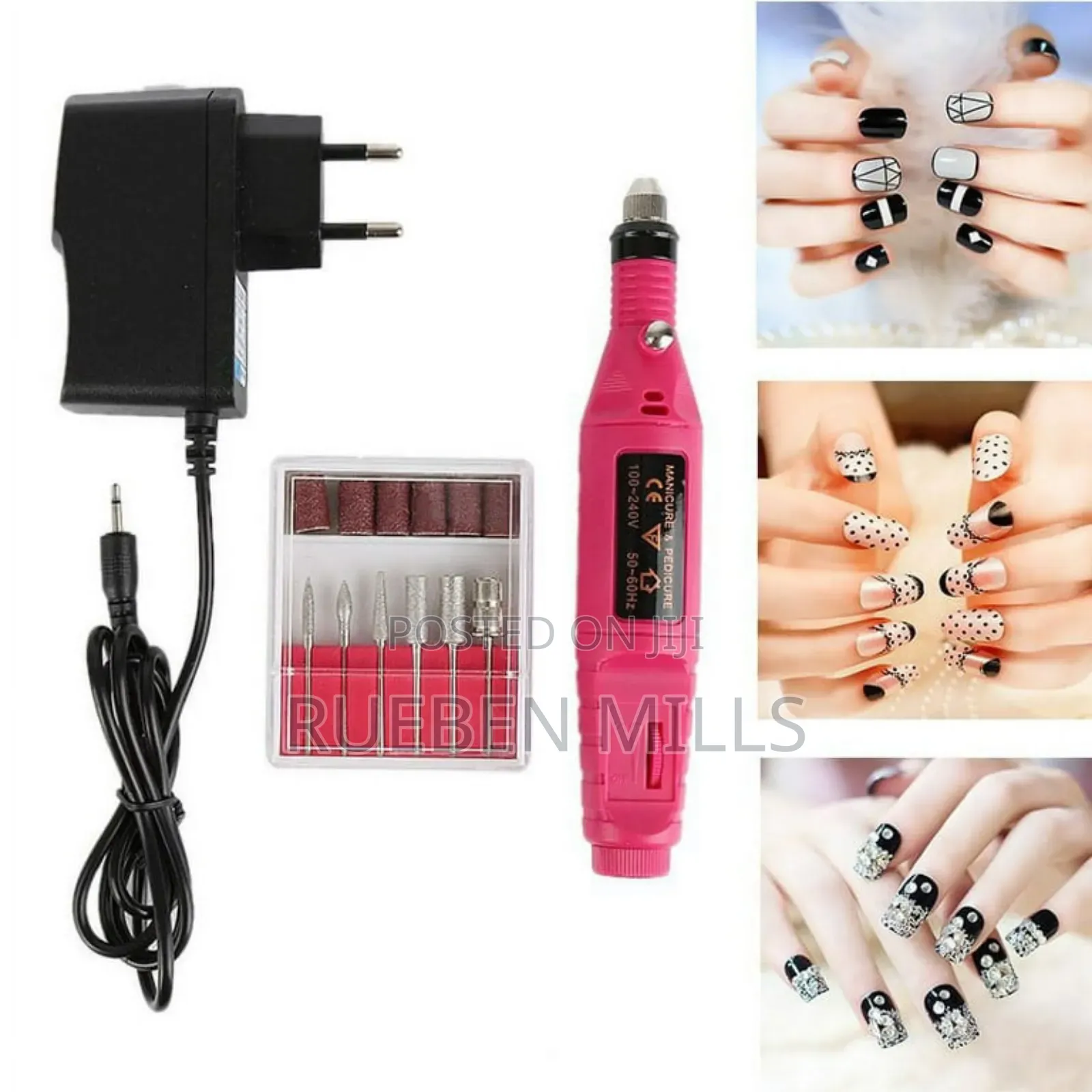 Manicure Pedicure Nail Drill File Pen Set