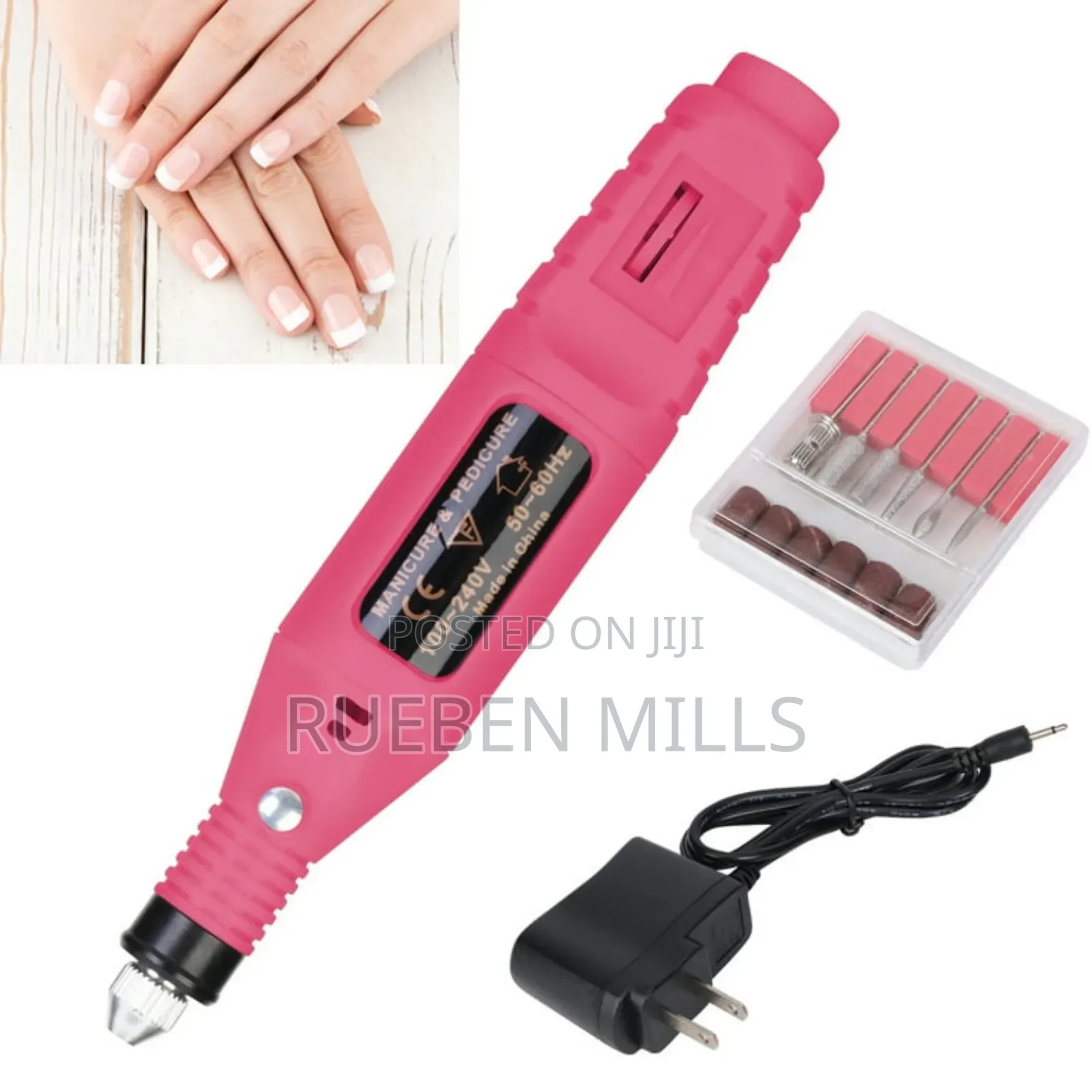 Manicure Pedicure Nail Drill File Pen Set
