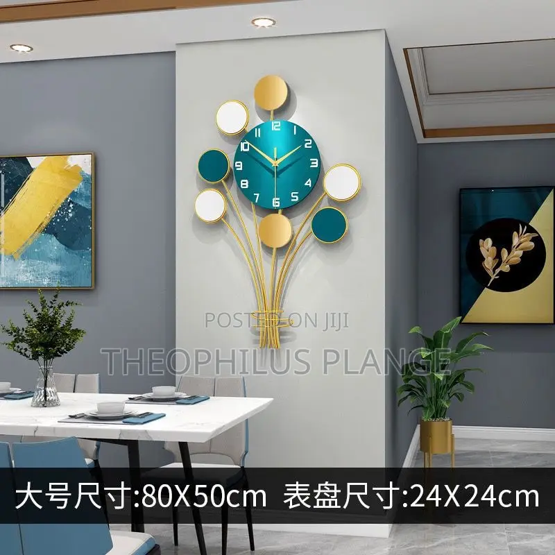 Executive Design Metal Wall Clock ,Living Room Decor