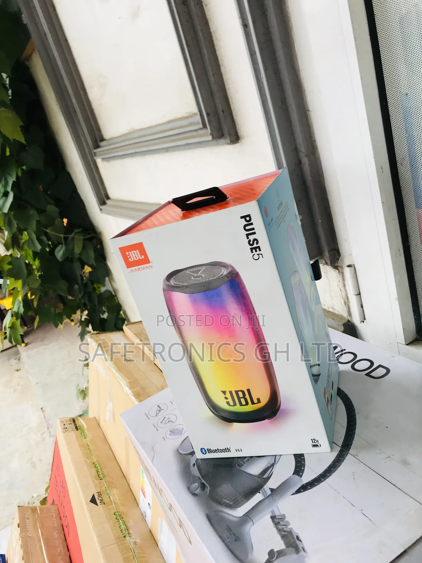 Elegant JBL Wireless Bluetooth Pulse 5 (Black) Speaker 
