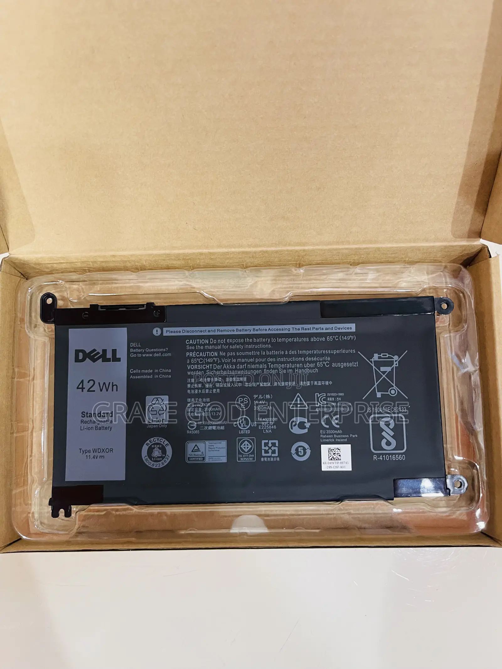 Original Dell WDXOR for Inspion 15 5000 and 7000