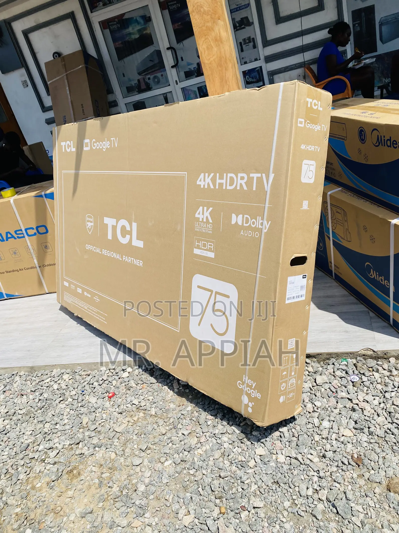 Reliable TCL 75p635 75 Inch Uhd Smart Electric Tv.