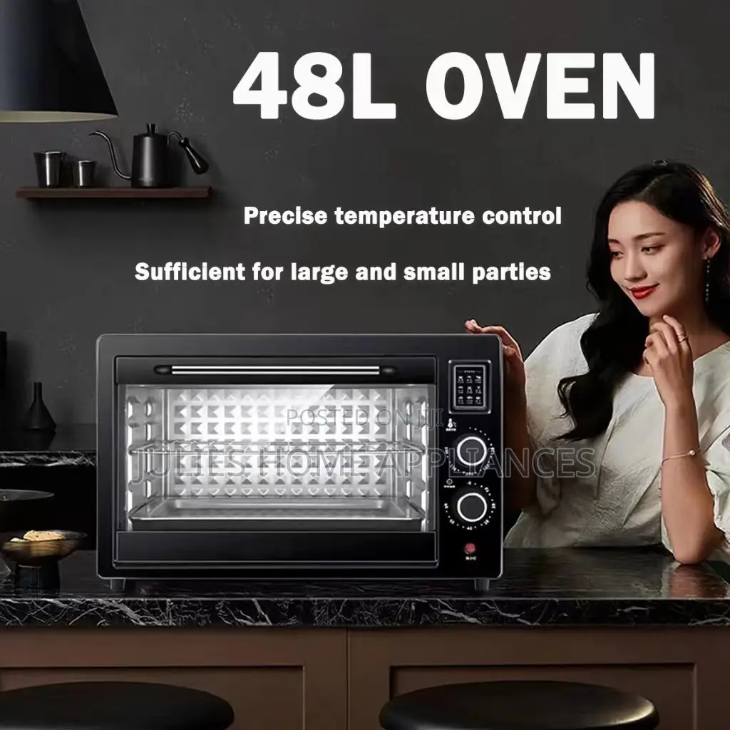 Electric Oven With Grill Extra Large (48 Liters)