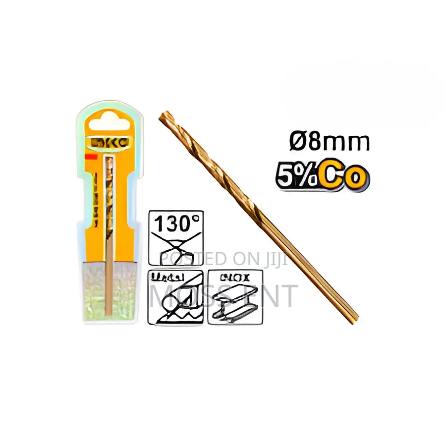 Ingco HSS-Co M35 Drill Bit 8mm - P110c220 - DBT