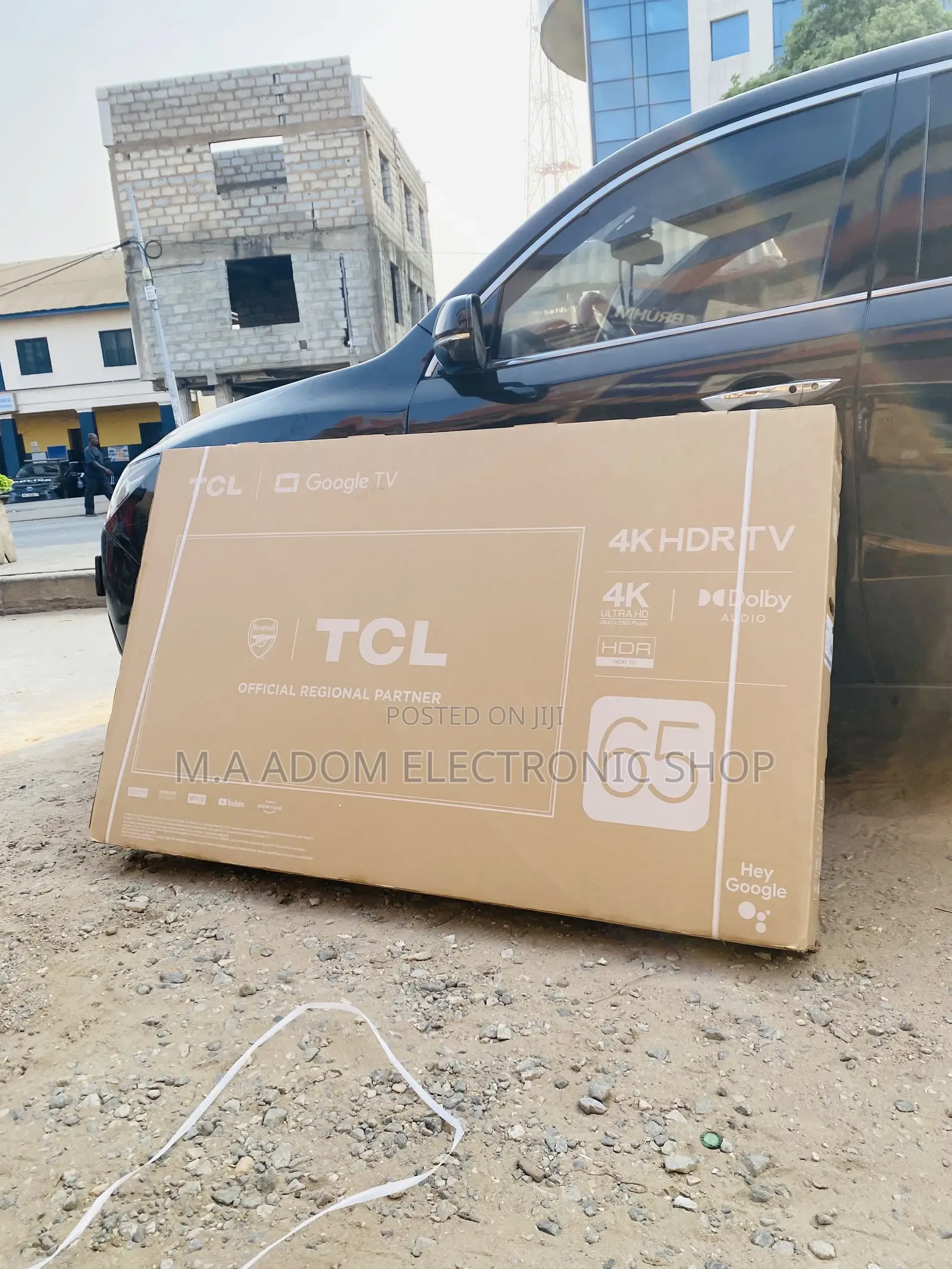 Original TCL 65P635 65 Inch Uhd Smart Television(Black).