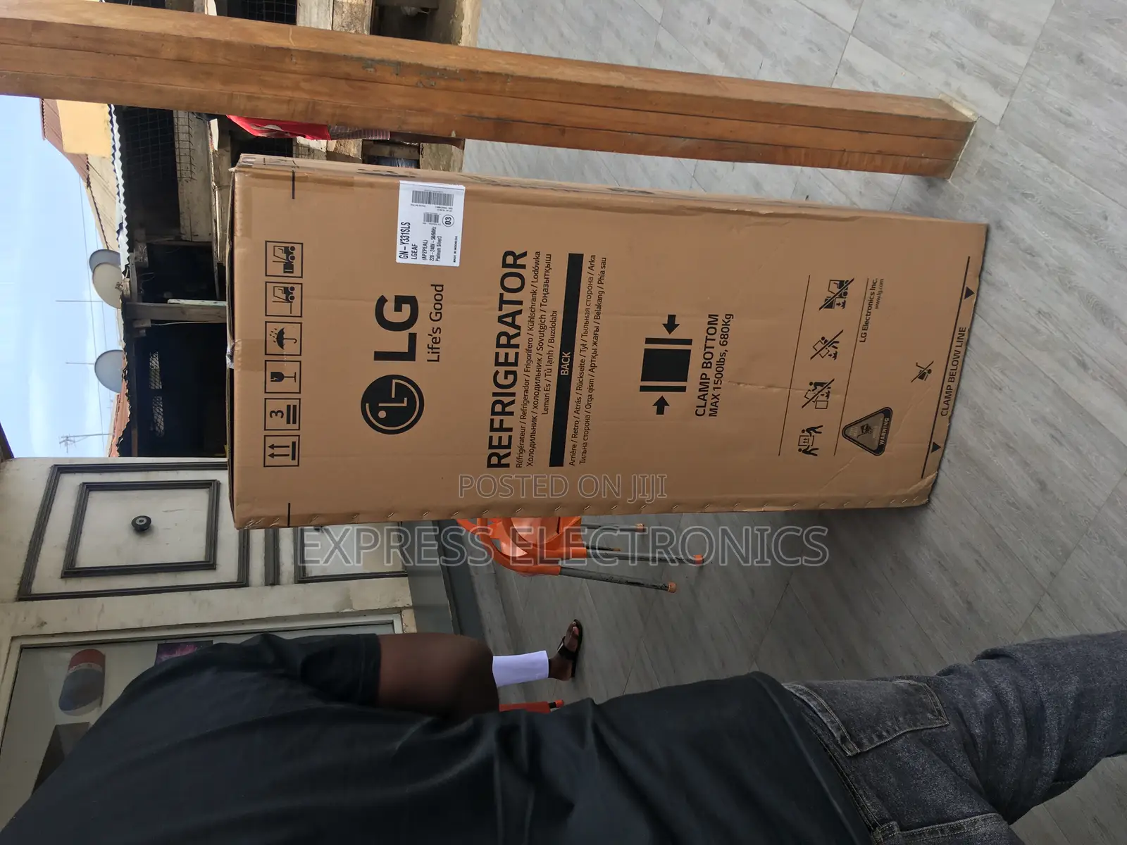 Smart Inverter Compressor One Door LG GN-Y331SLS —