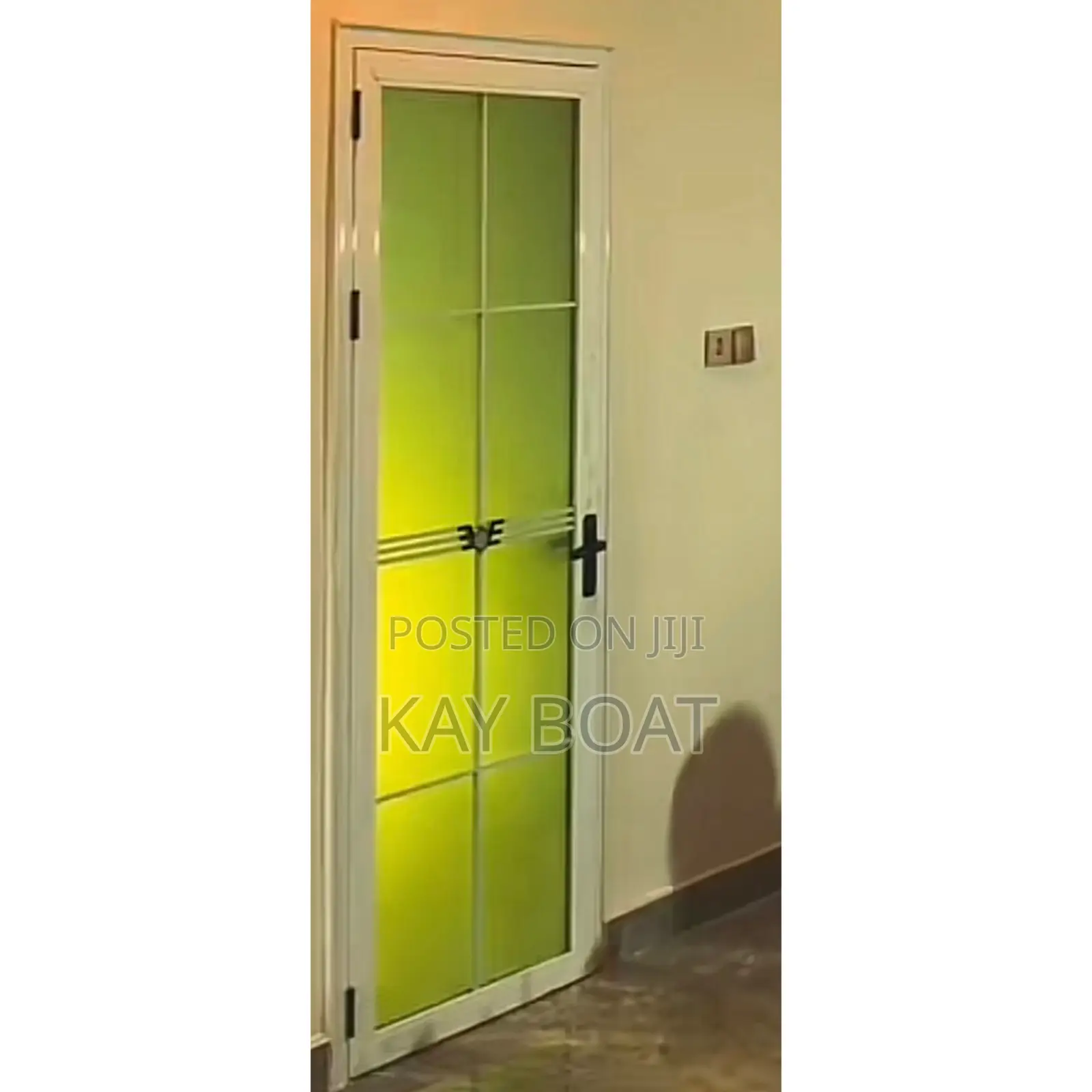 No See Through Glass Door