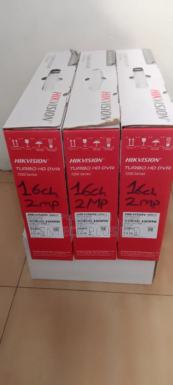 2mp 16ch DVR Hikvison Black