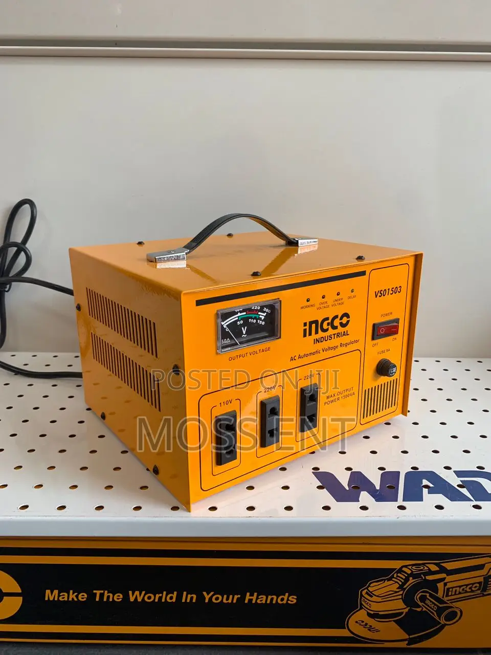 Ingco Ac Automatic Voltage Regulator 1.5kva - C4 - Vs01503