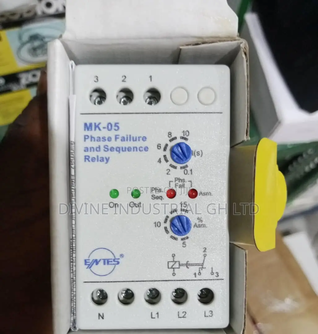 MK-05 Phase Failure and Sequence Relay