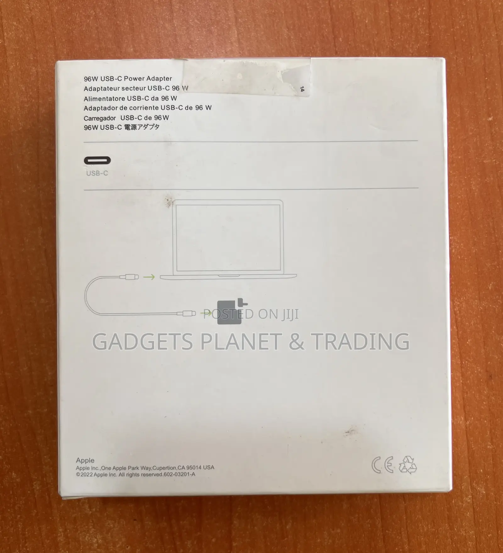 Apple Usb-C Power Adapter for Macbook - 96watts
