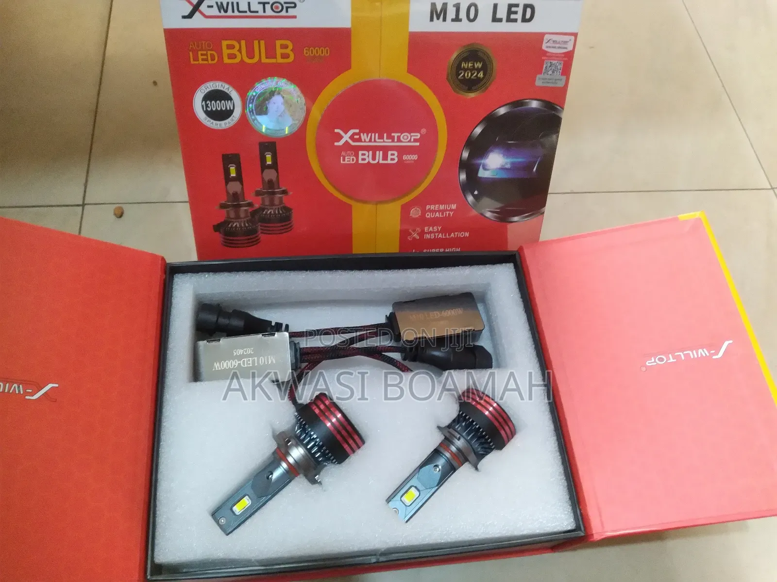 Auto LED Bulb 6000 W 60000 Lumens