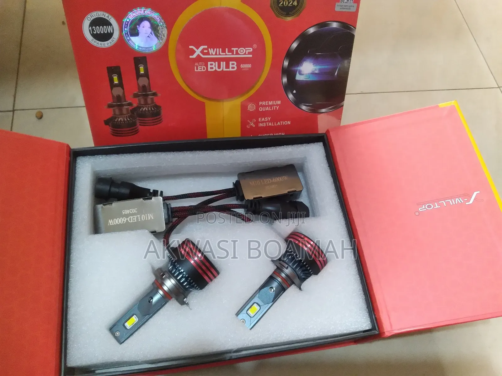 Auto LED Bulb 6000 W 60000 Lumens