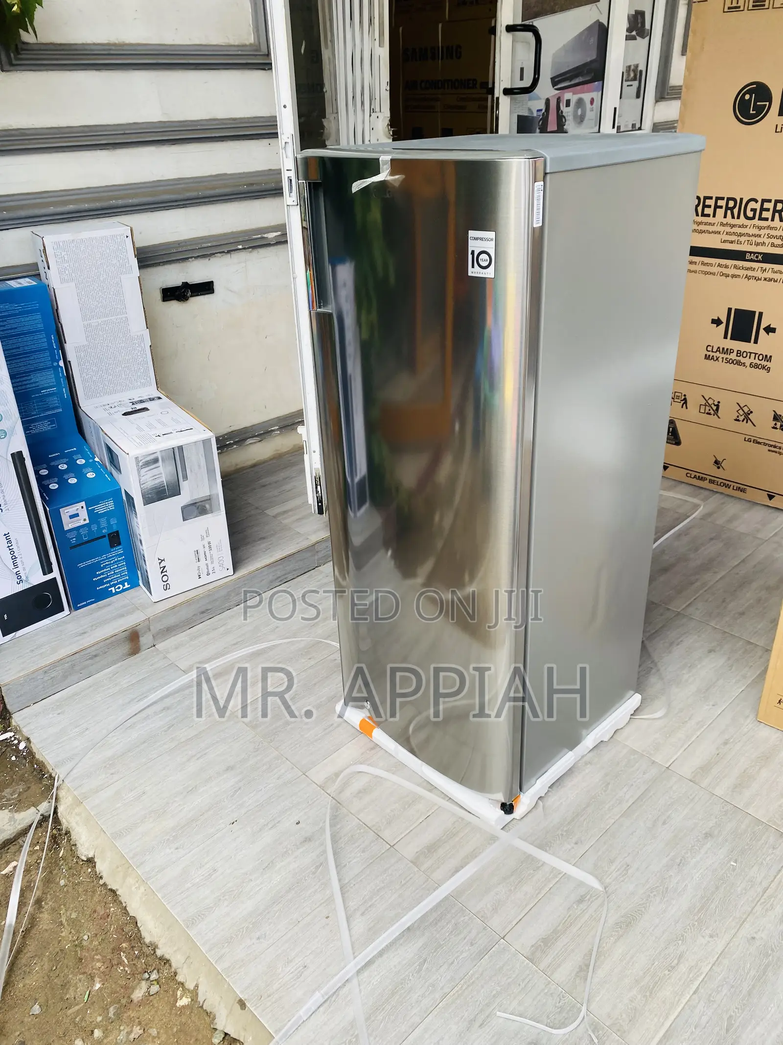 Fast Chilling LG 166L Single Door Refrigerator(GN-Y331sls).