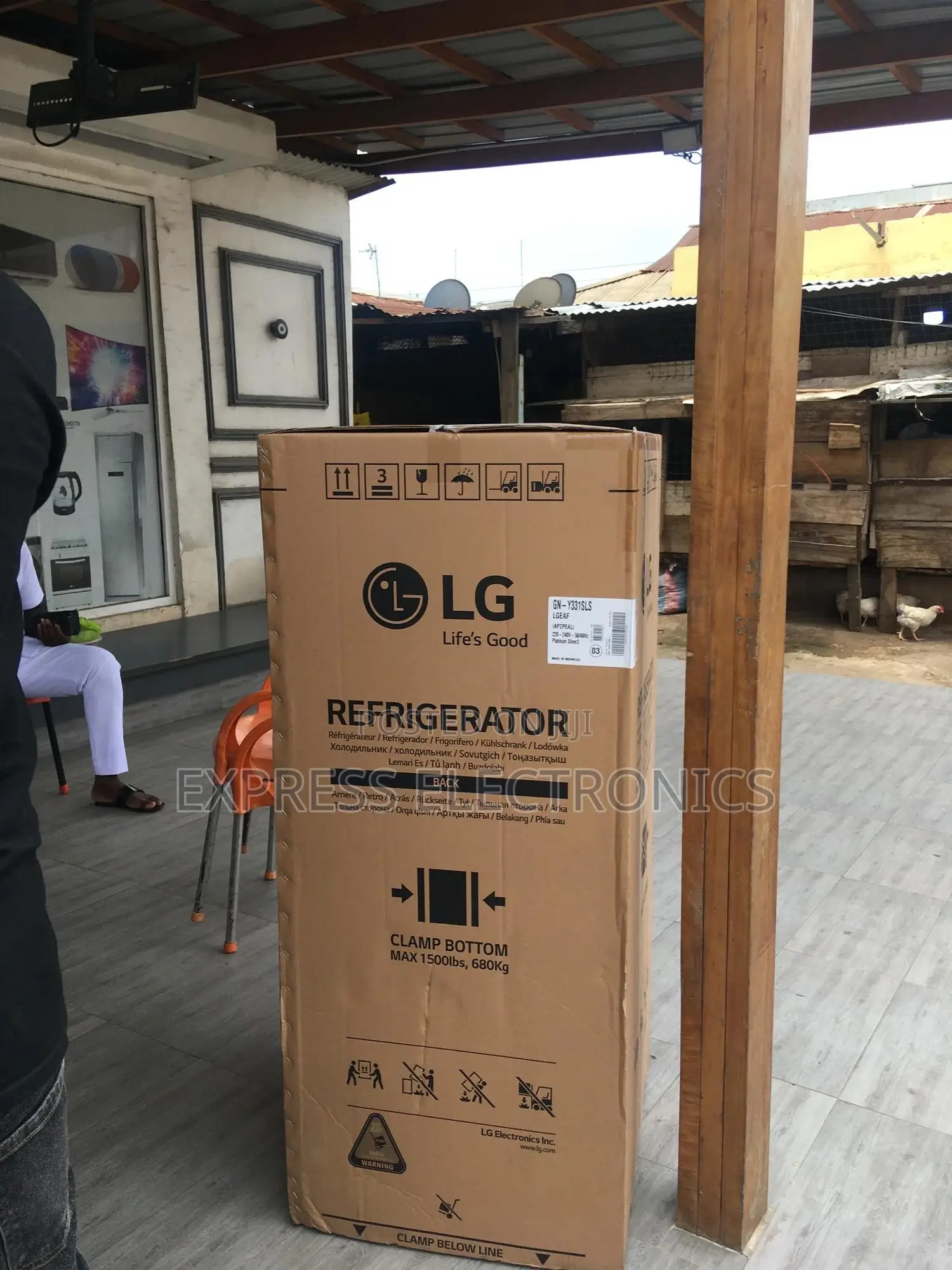 Foreign Standard GN-Y331SLS —Fridge One Door LG.