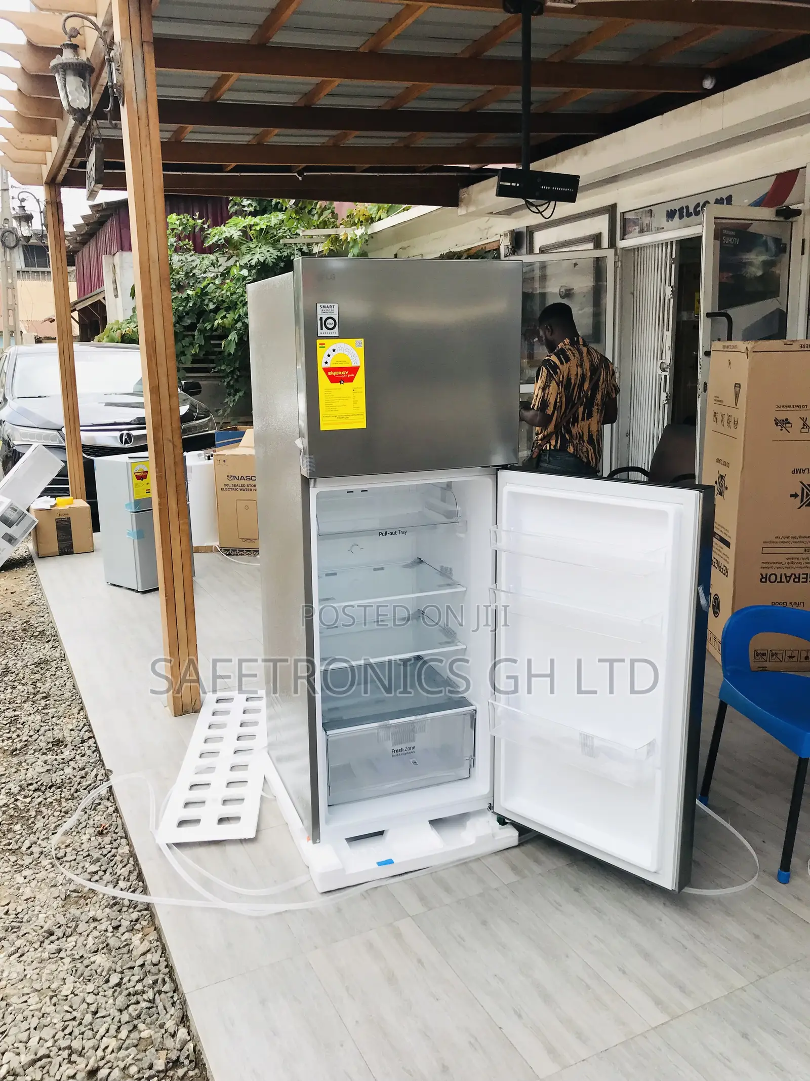 New Authentic (Gray) Doubledoor GN-B312PLGB Fridge 